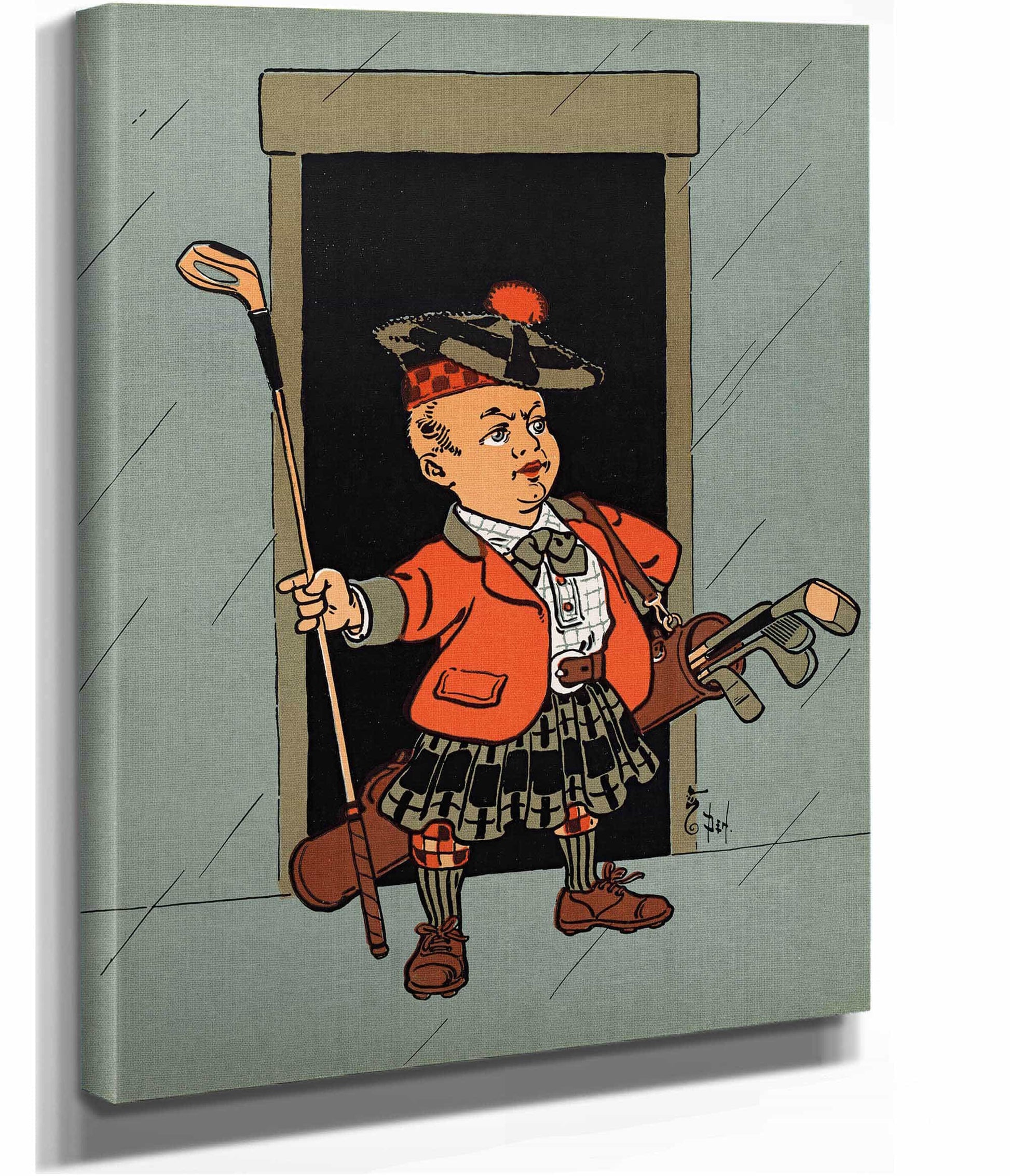 Denslows Mother Goose Pl by William Wallace Denslow Fine Art Print