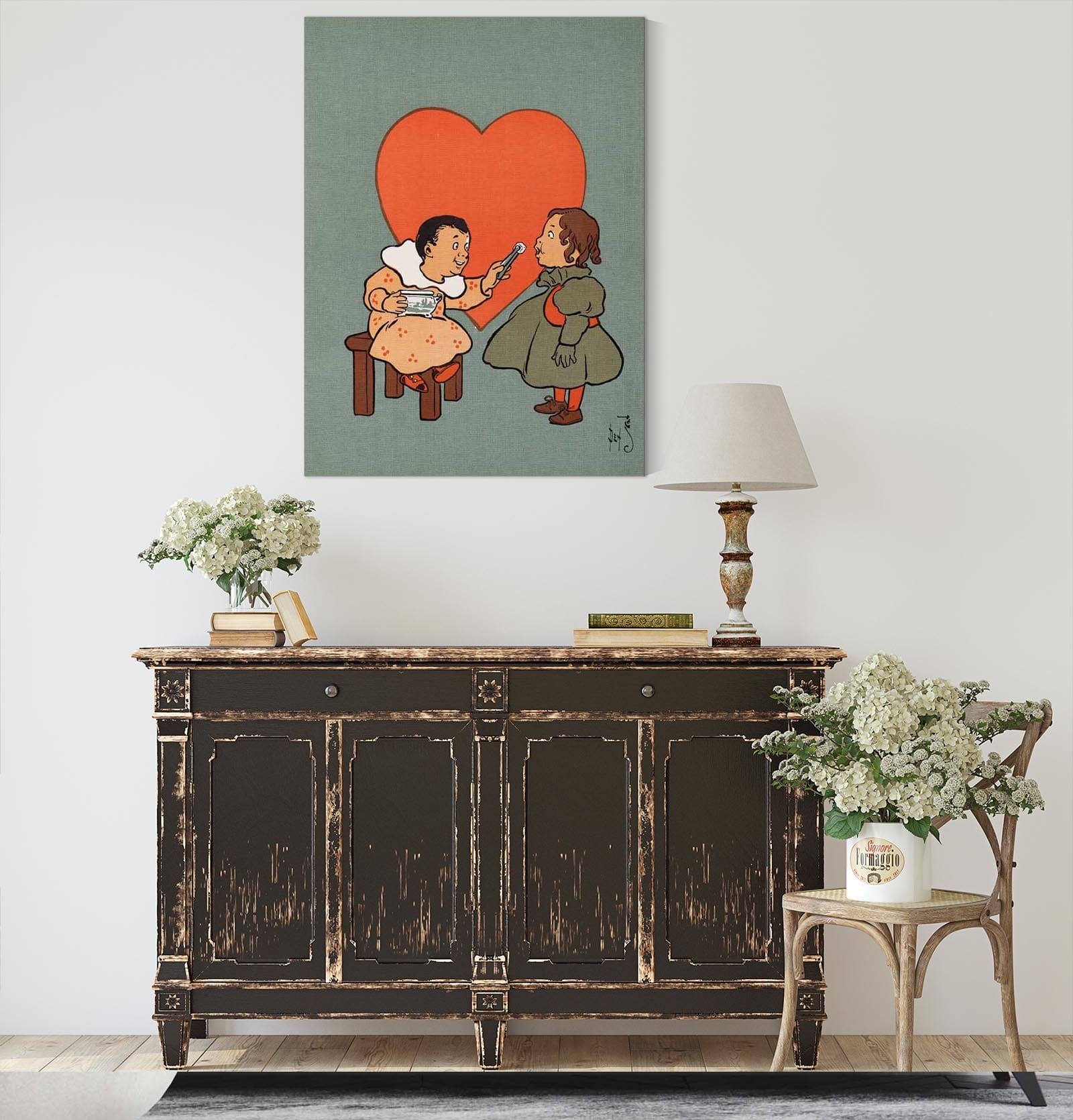 Denslows Mother Goose Pl by William Wallace Denslow Fine Art Print