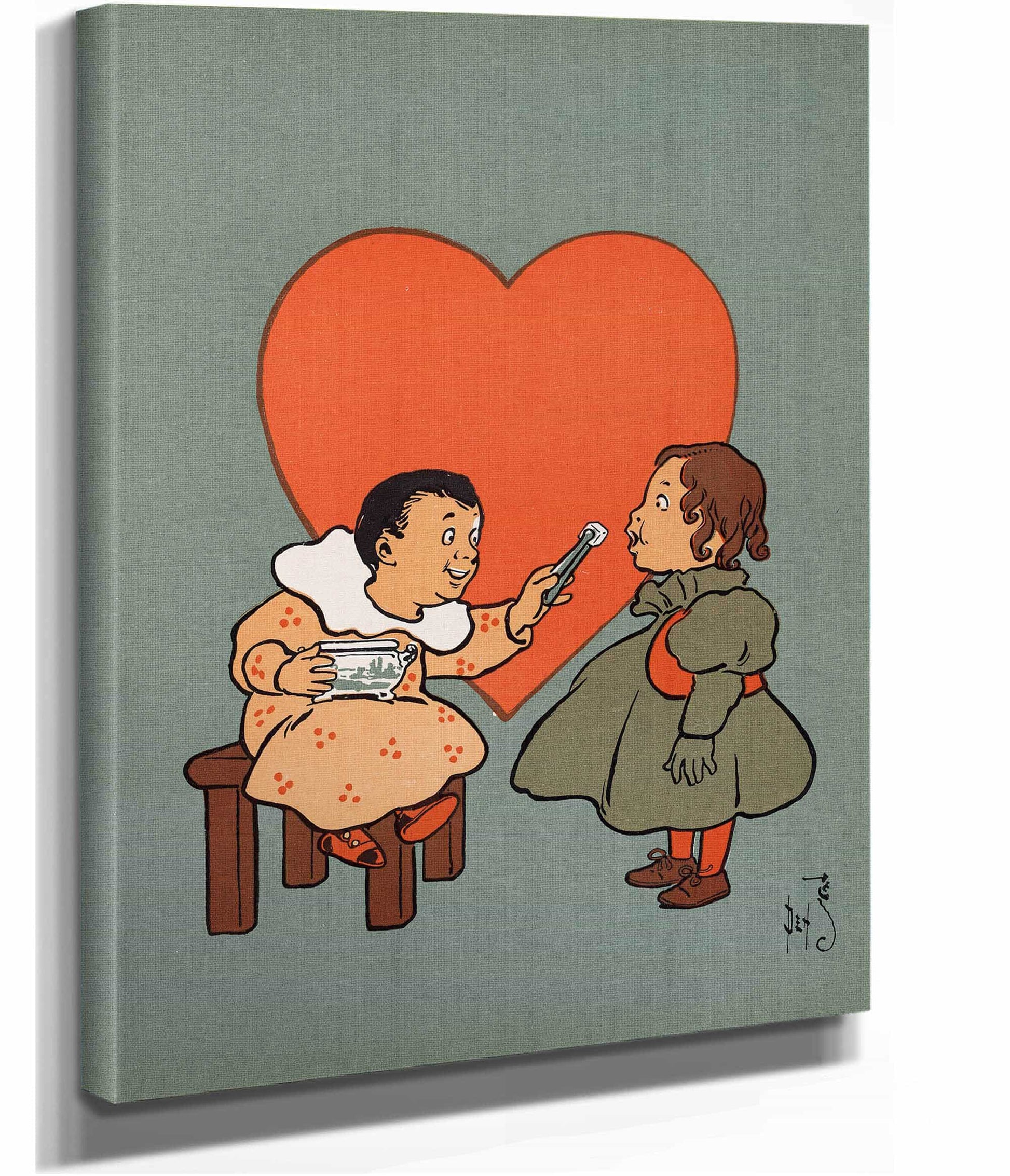 Denslows Mother Goose Pl by William Wallace Denslow Fine Art Print