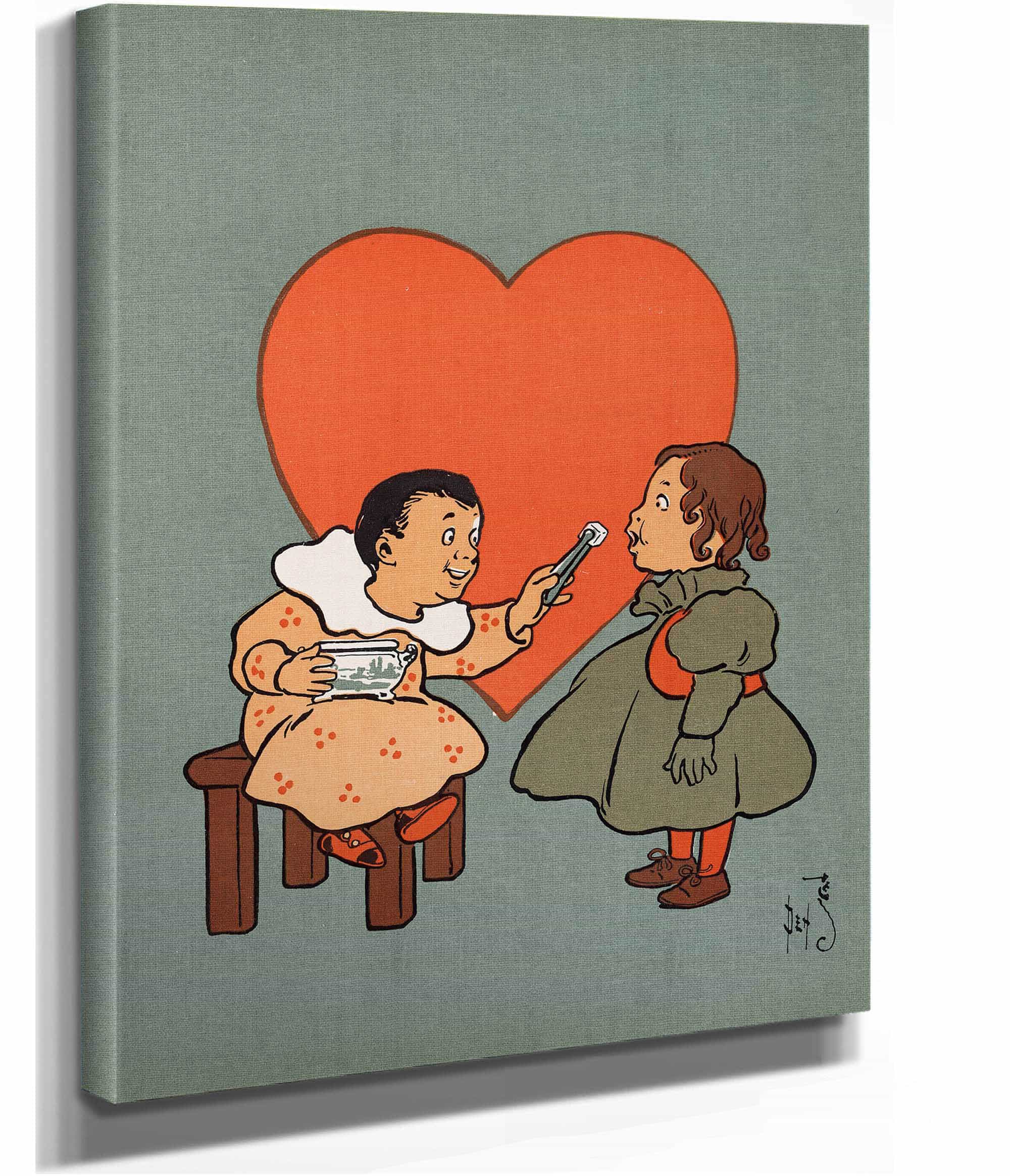 Denslows Mother Goose Pl by William Wallace Denslow Fine Art Print