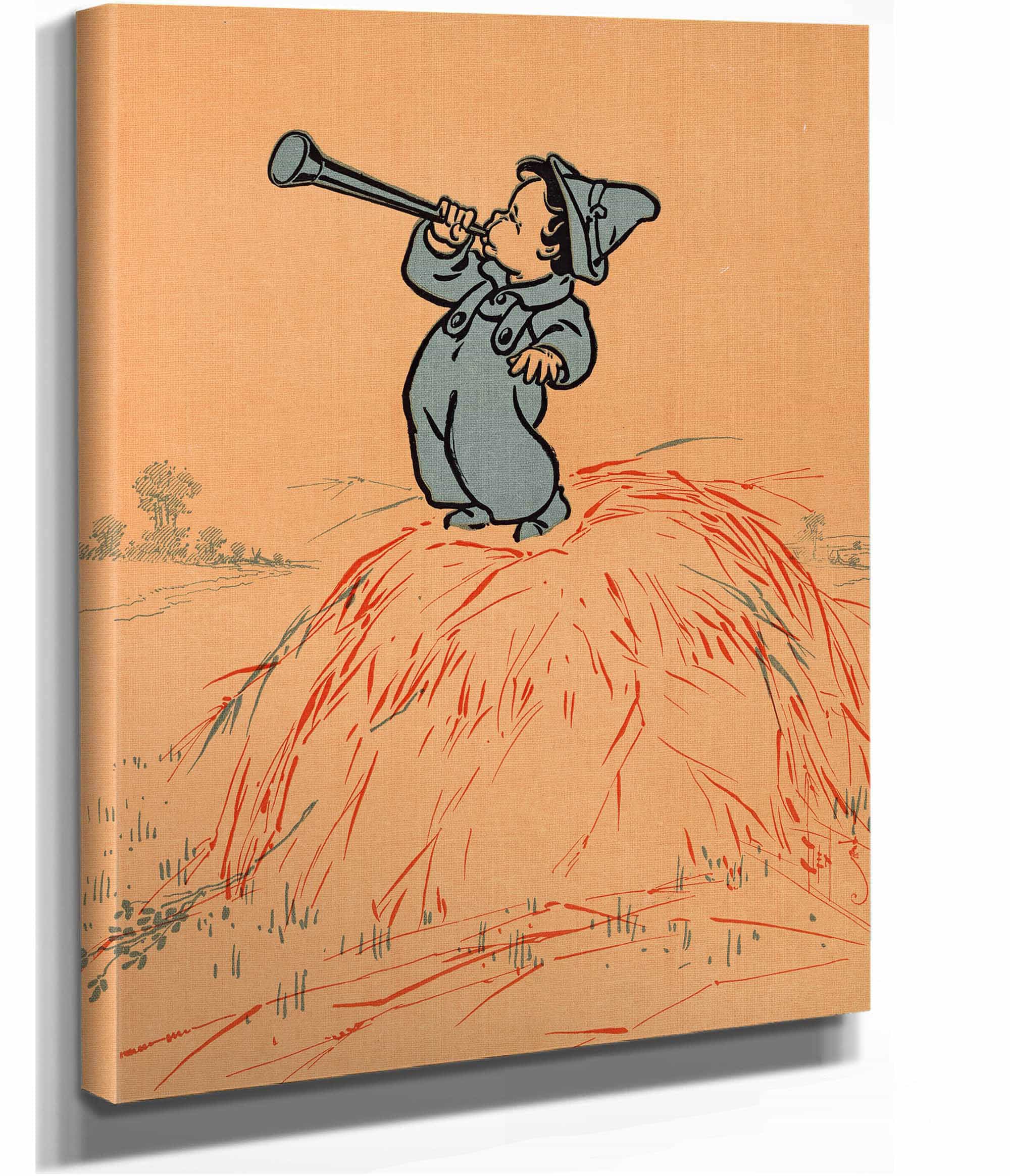 Denslows Mother Goose Pl by William Wallace Denslow Fine Art Print