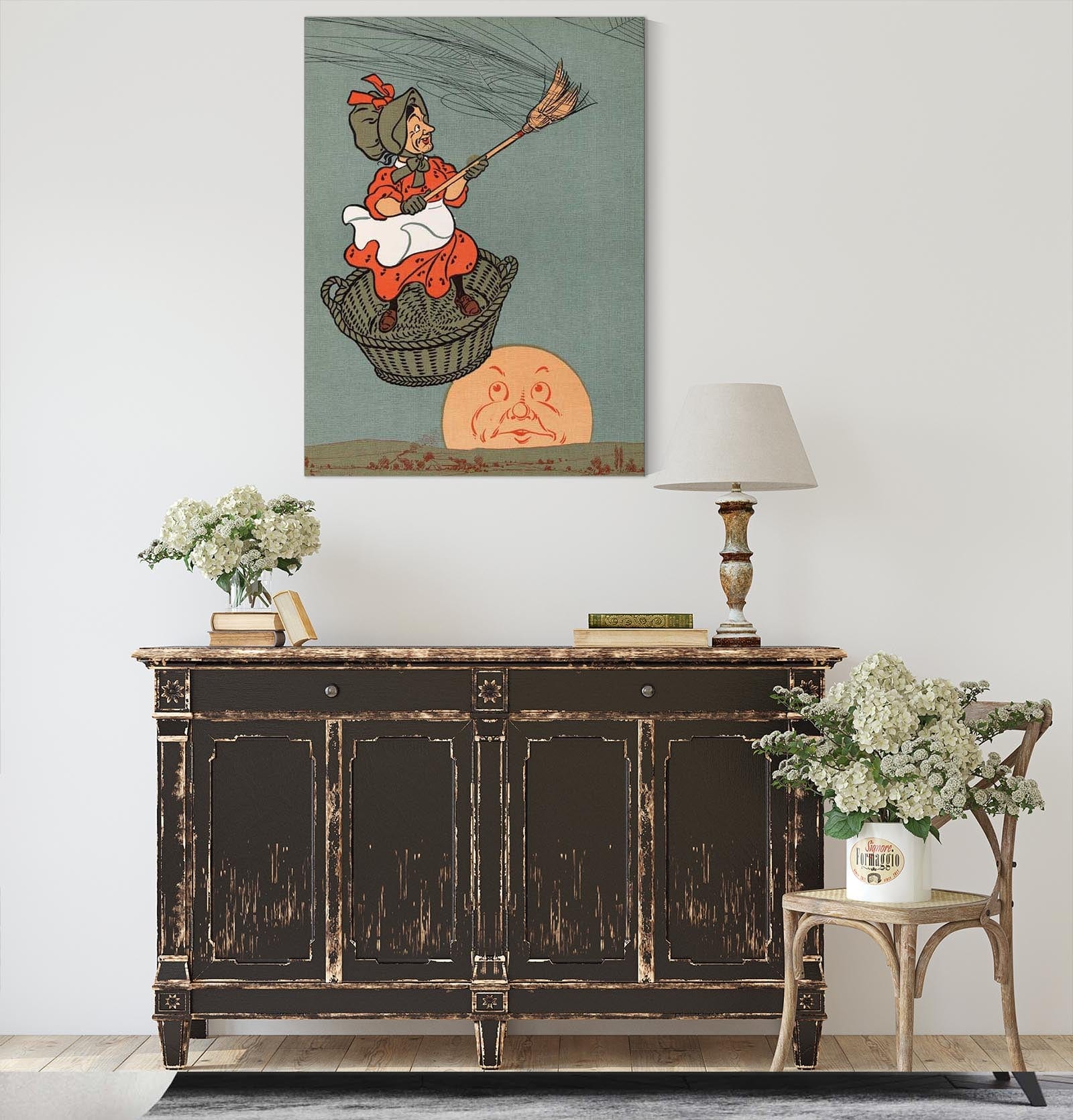 Denslows Mother Goose Pl by William Wallace Denslow Fine Art Print