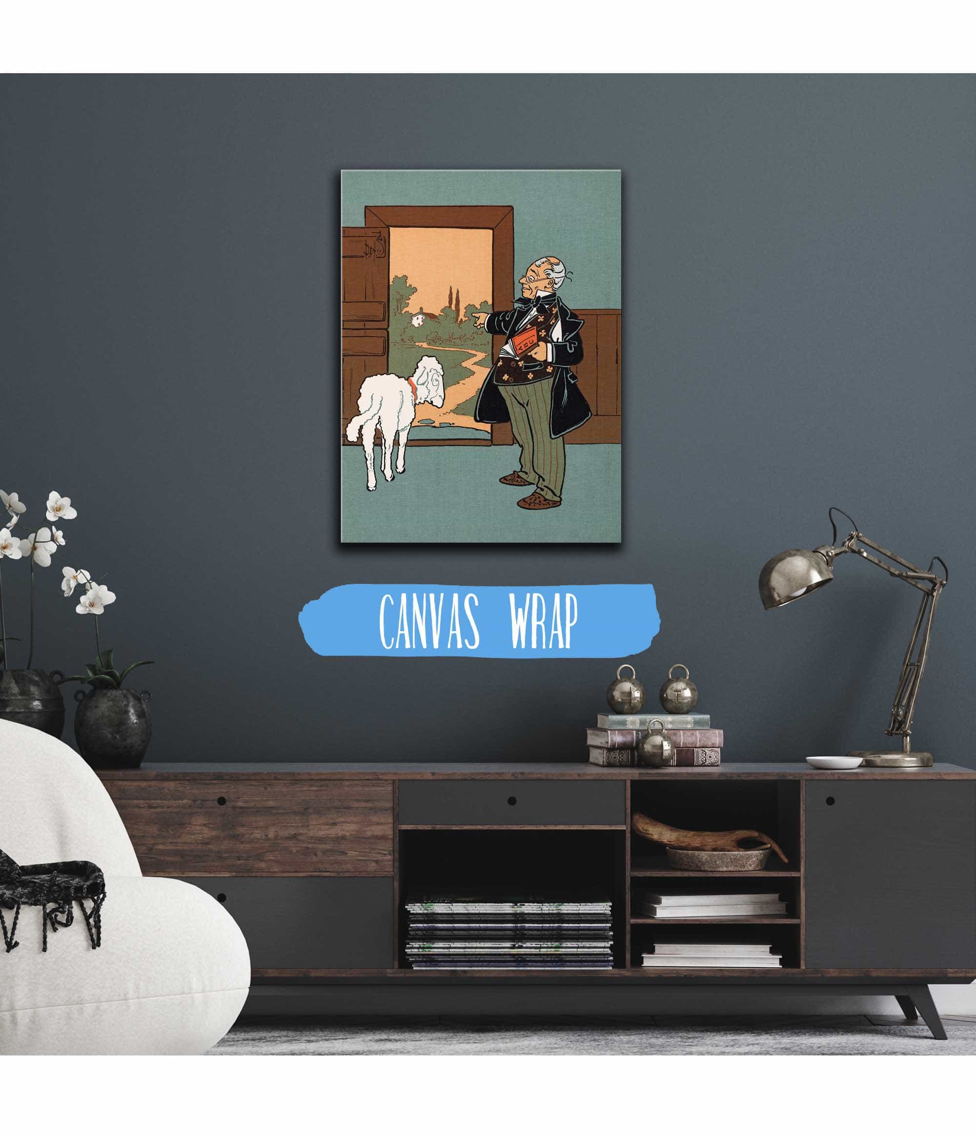 Denslows Mother Goose Pl by William Wallace Denslow Fine Art Print