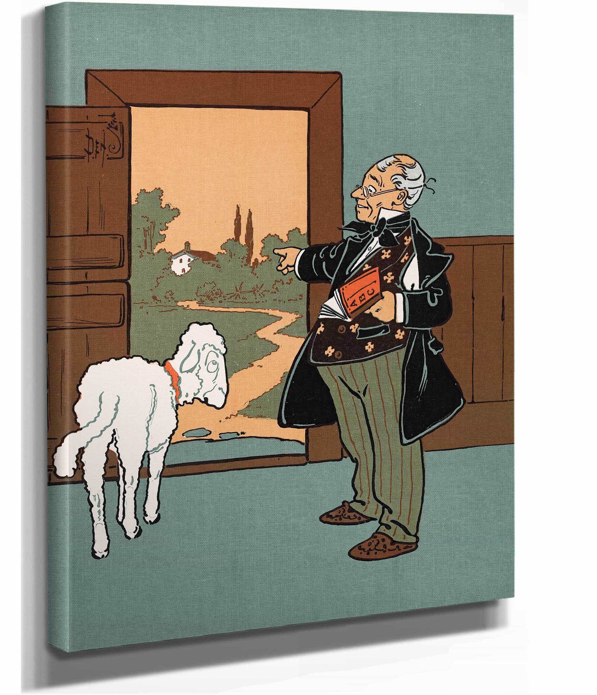 Denslows Mother Goose Pl by William Wallace Denslow Fine Art Print