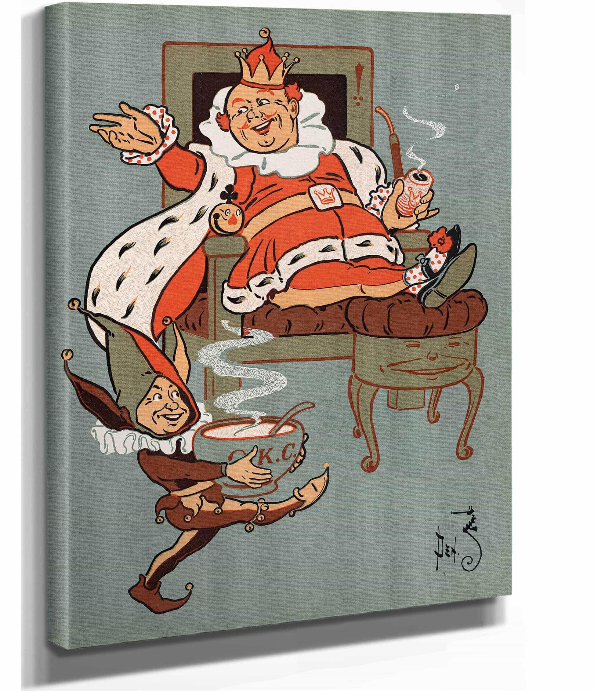 Denslows Mother Goose Pl by William Wallace Denslow Fine Art Print
