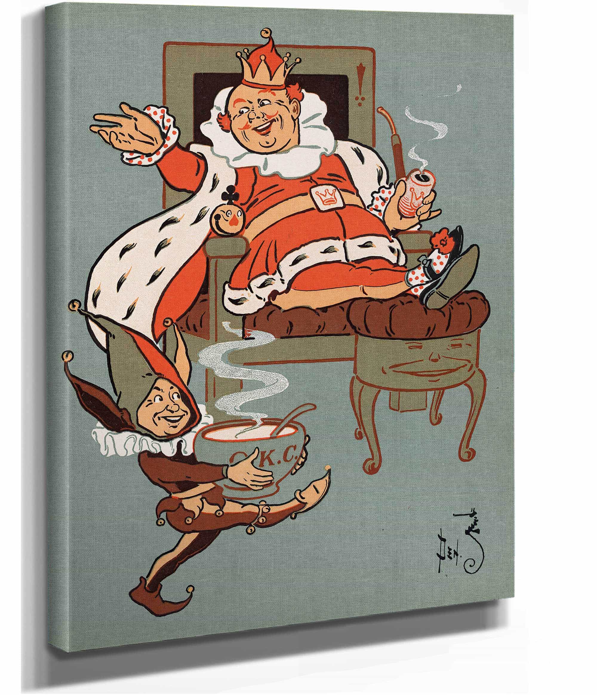 Denslows Mother Goose Pl by William Wallace Denslow Fine Art Print