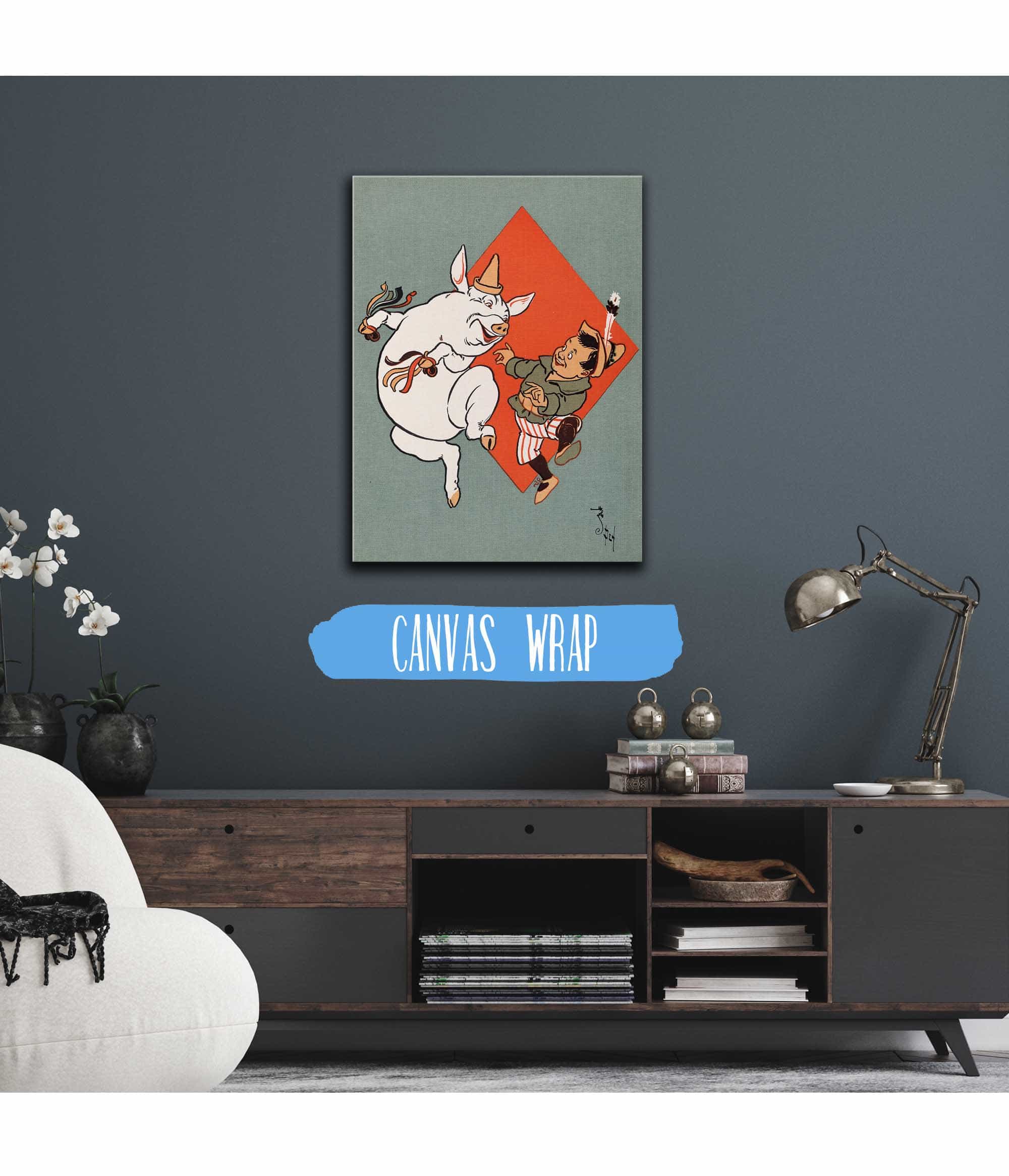 Denslows Mother Goose Pl by William Wallace Denslow Fine Art Print