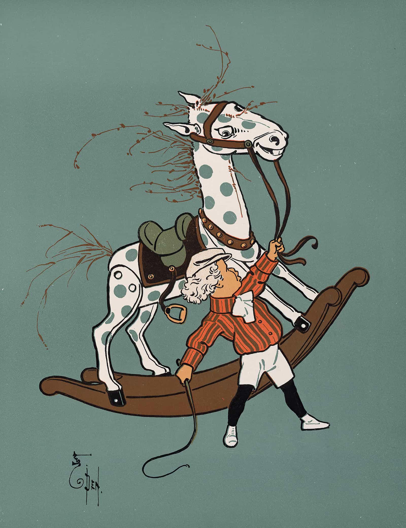 Denslows Mother Goose Pl by William Wallace Denslow Fine Art Print