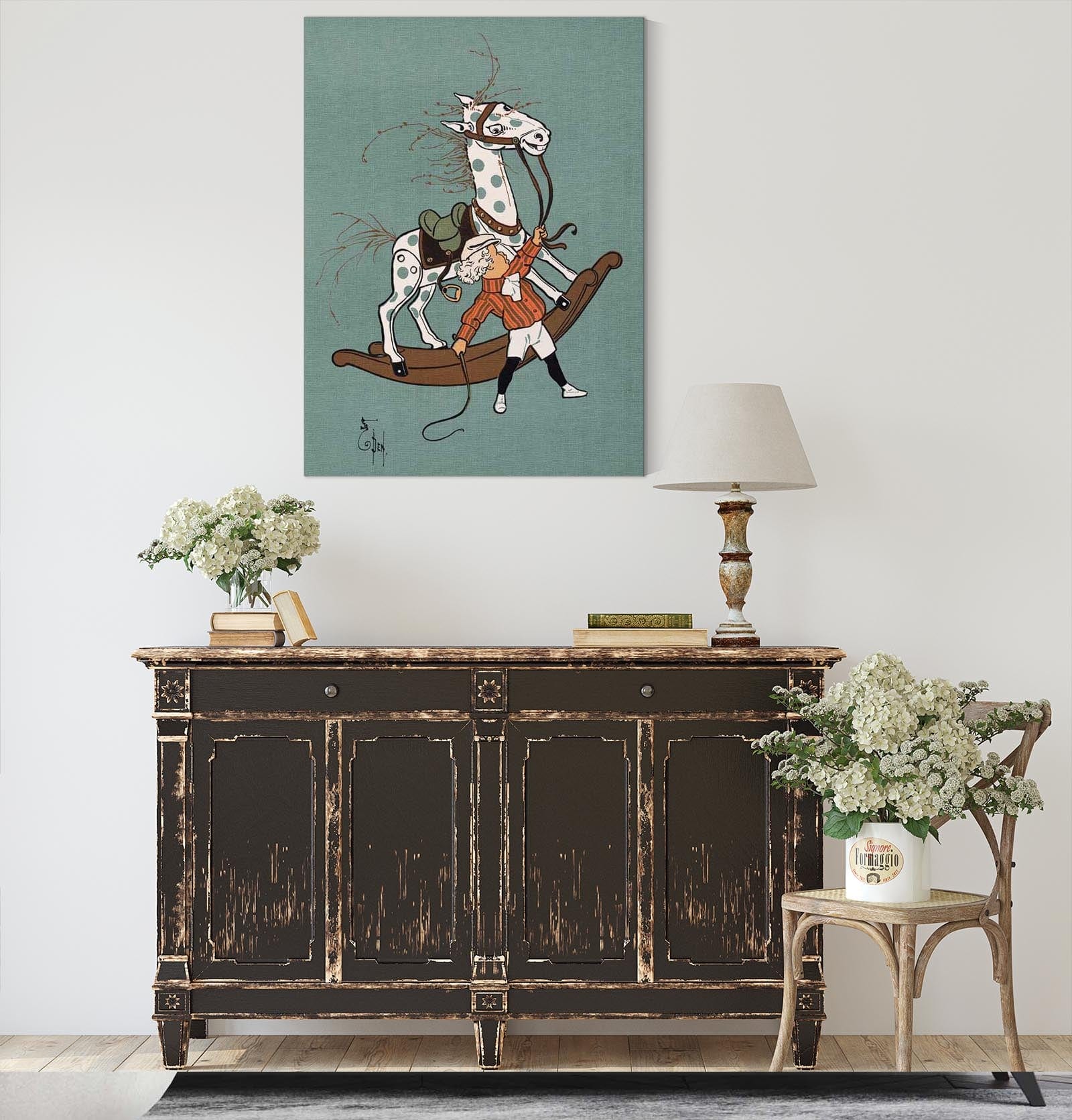 Denslows Mother Goose Pl by William Wallace Denslow Fine Art Print