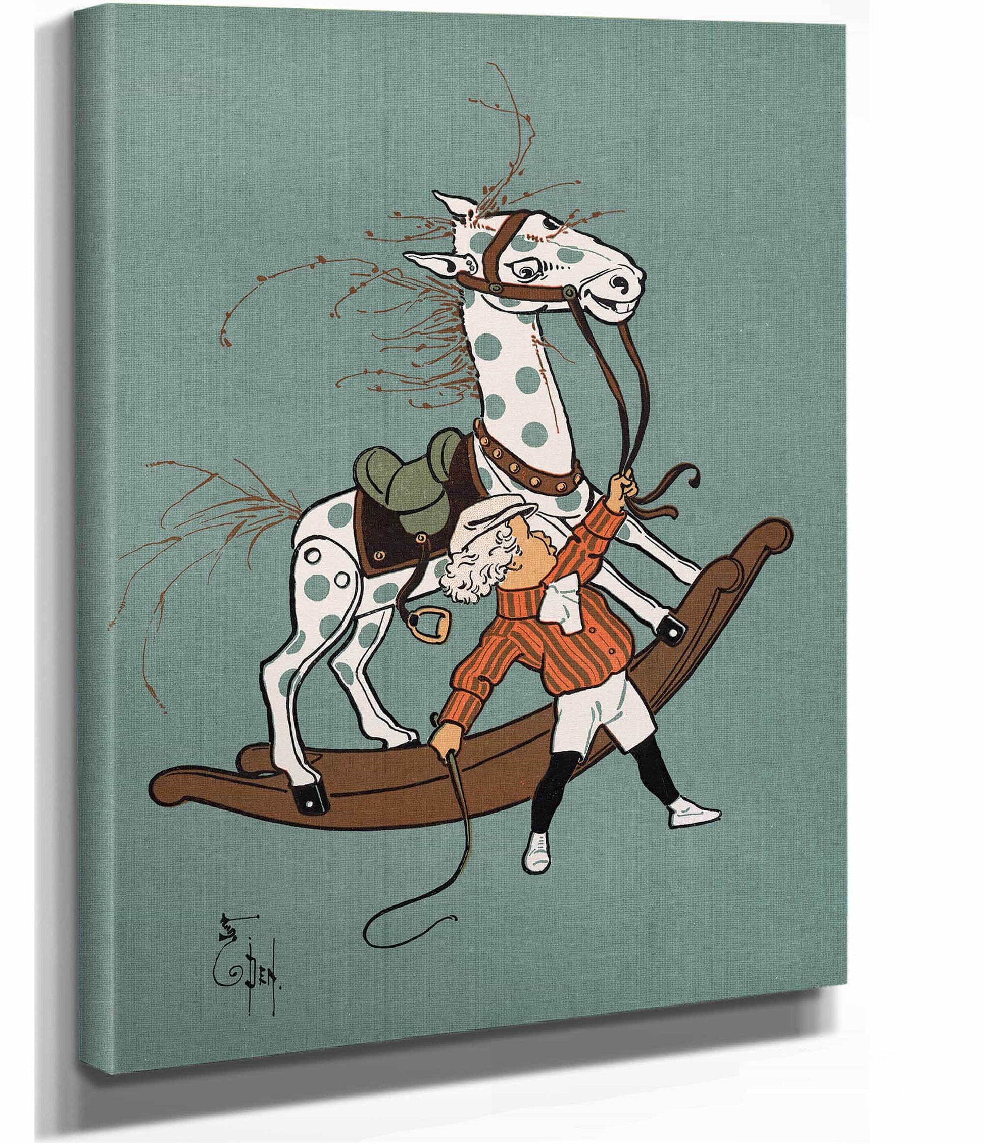 Denslows Mother Goose Pl by William Wallace Denslow Fine Art Print