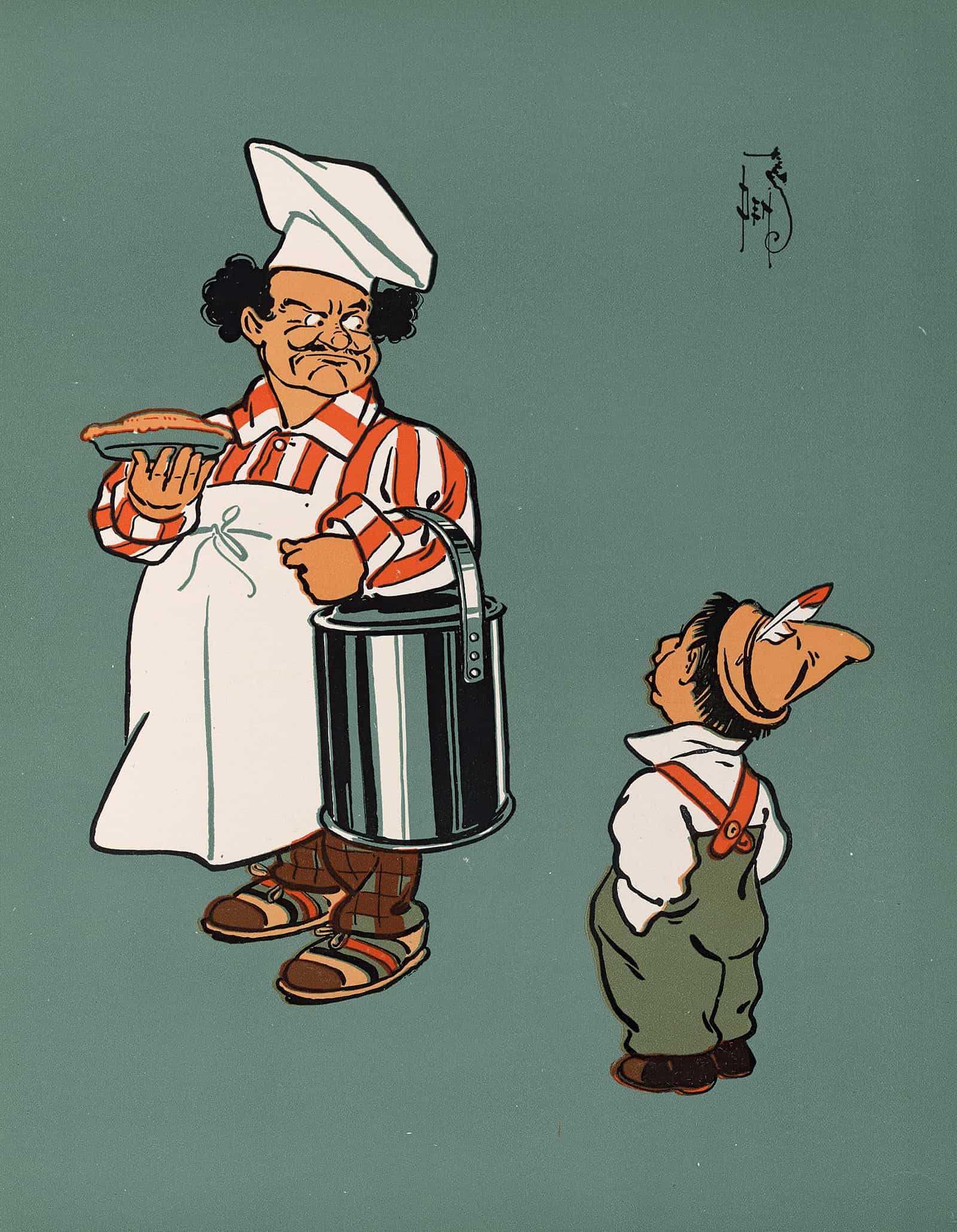 Denslows Mother Goose Pl by William Wallace Denslow Fine Art Print