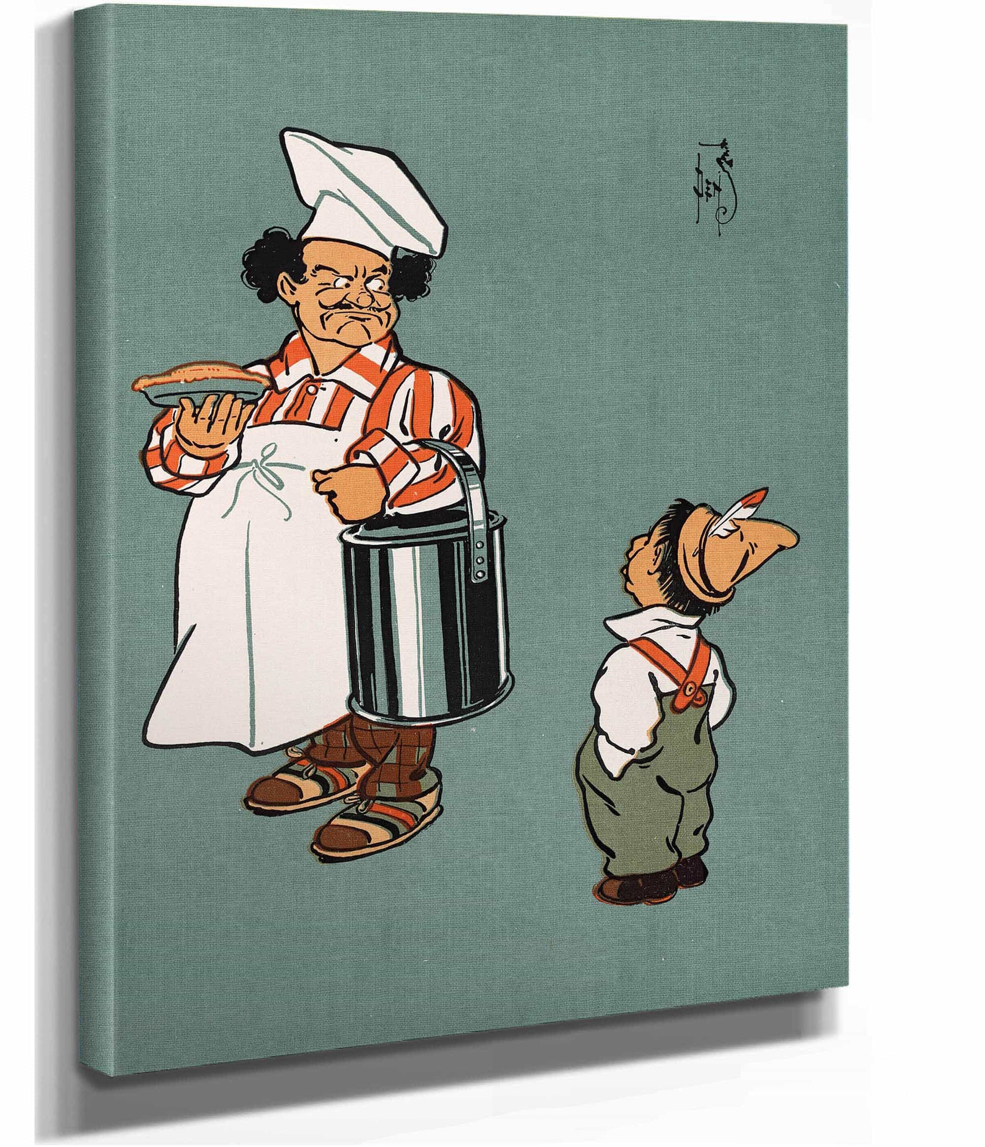 Denslows Mother Goose Pl by William Wallace Denslow Fine Art Print