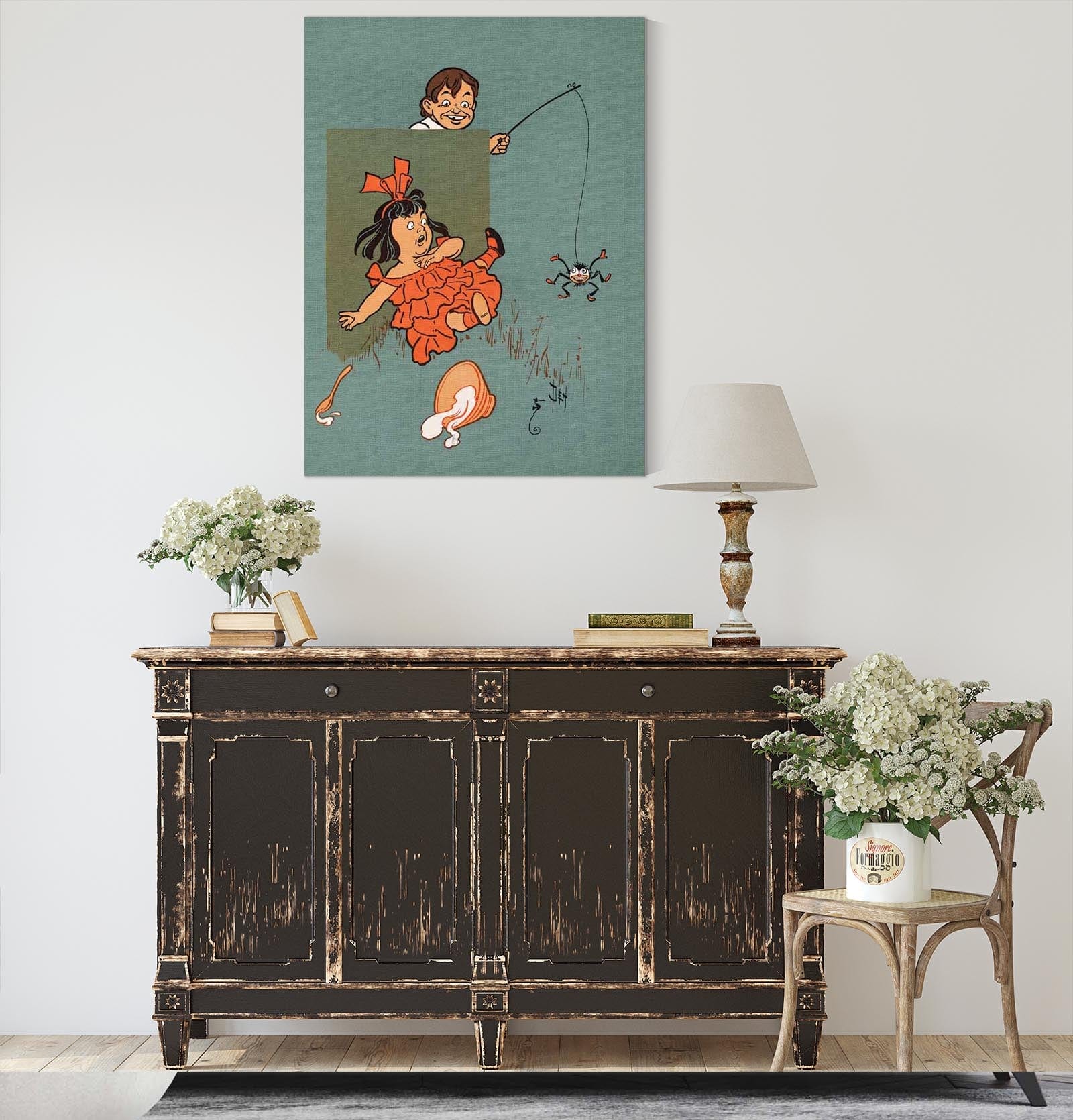 Denslows Mother Goose Pl by William Wallace Denslow Fine Art Print