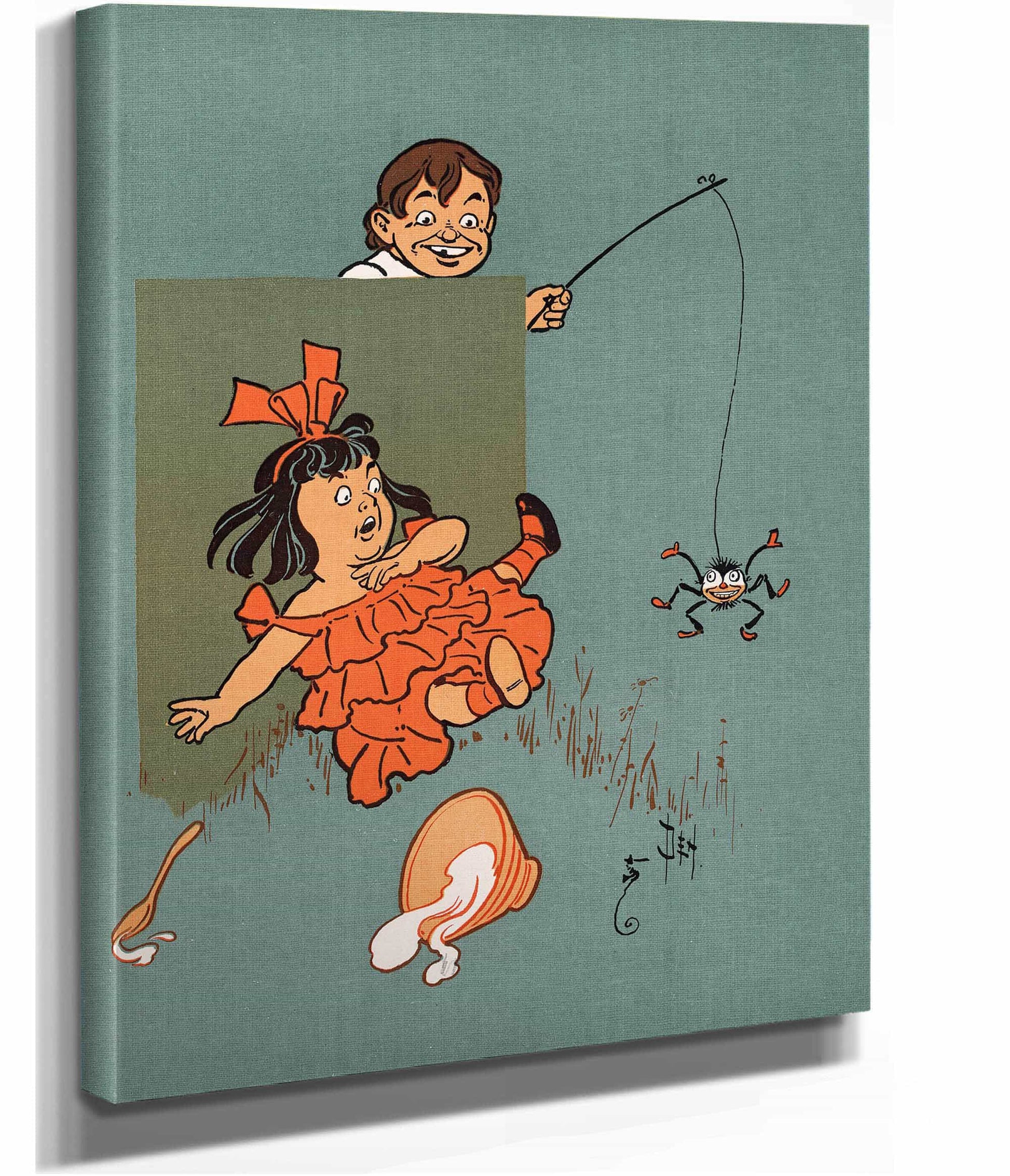 Denslows Mother Goose Pl by William Wallace Denslow Fine Art Print