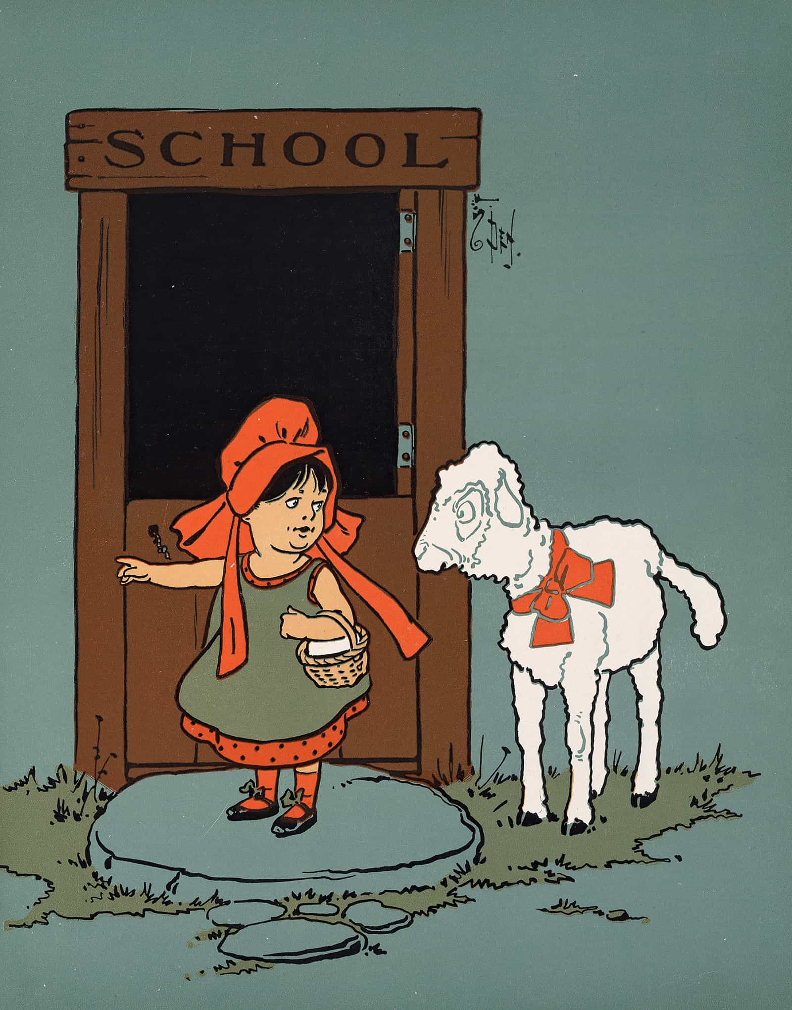 Denslows Mother Goose Pl by William Wallace Denslow Fine Art Print