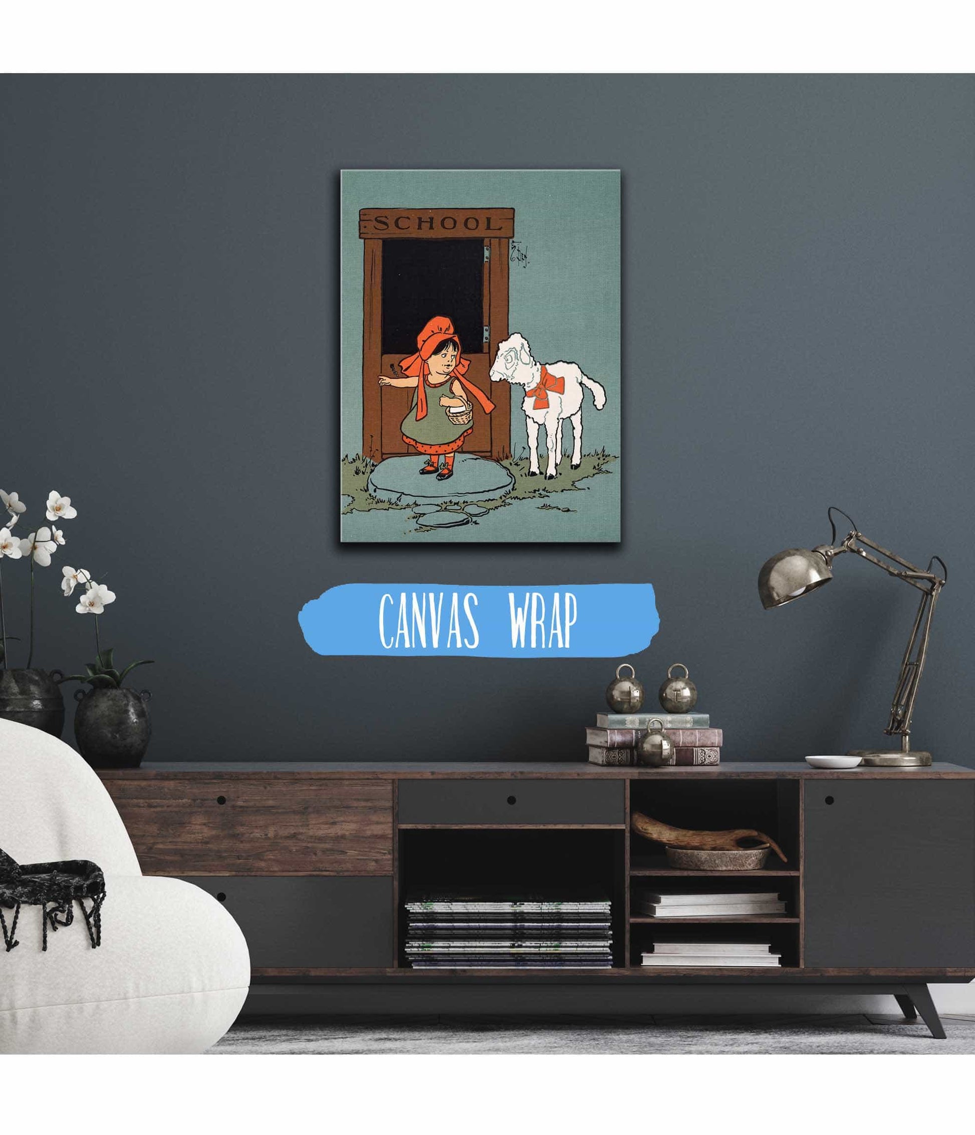 Denslows Mother Goose Pl by William Wallace Denslow Fine Art Print