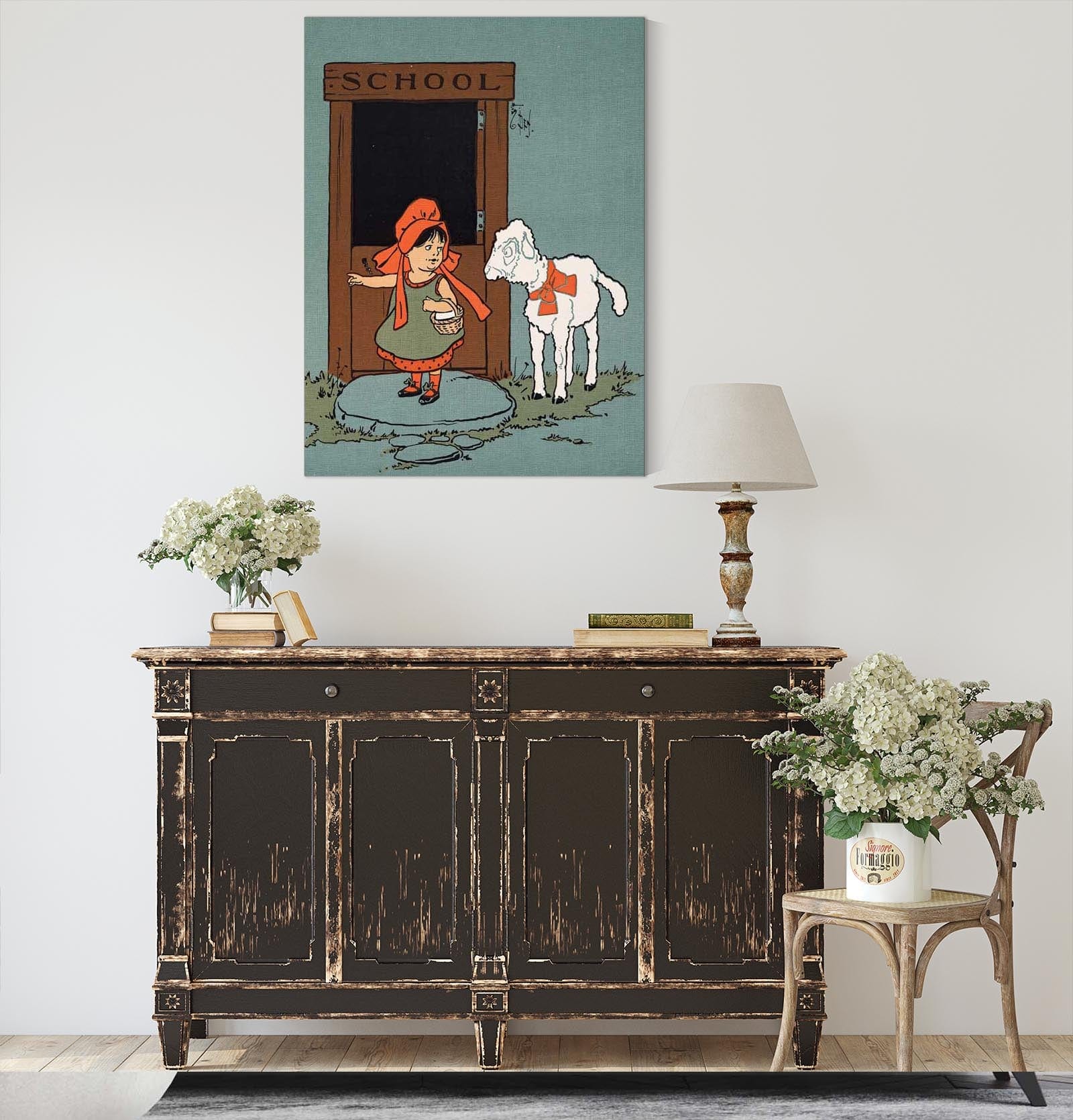 Denslows Mother Goose Pl by William Wallace Denslow Fine Art Print