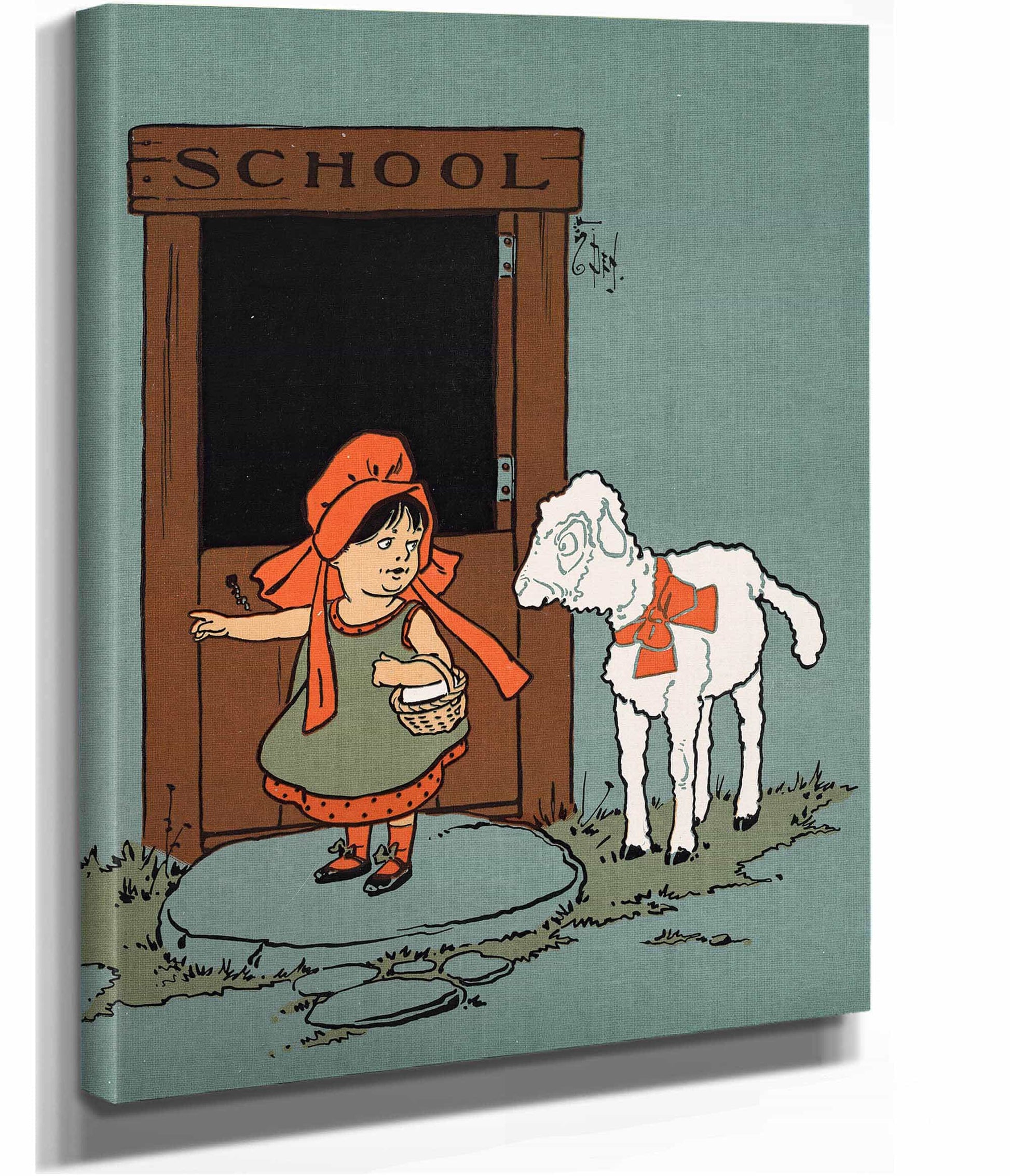 Denslows Mother Goose Pl by William Wallace Denslow Fine Art Print