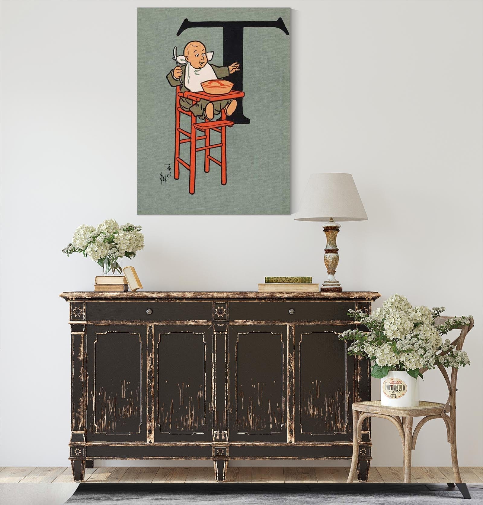 Denslows Mother Goose Pl by William Wallace Denslow Fine Art Print