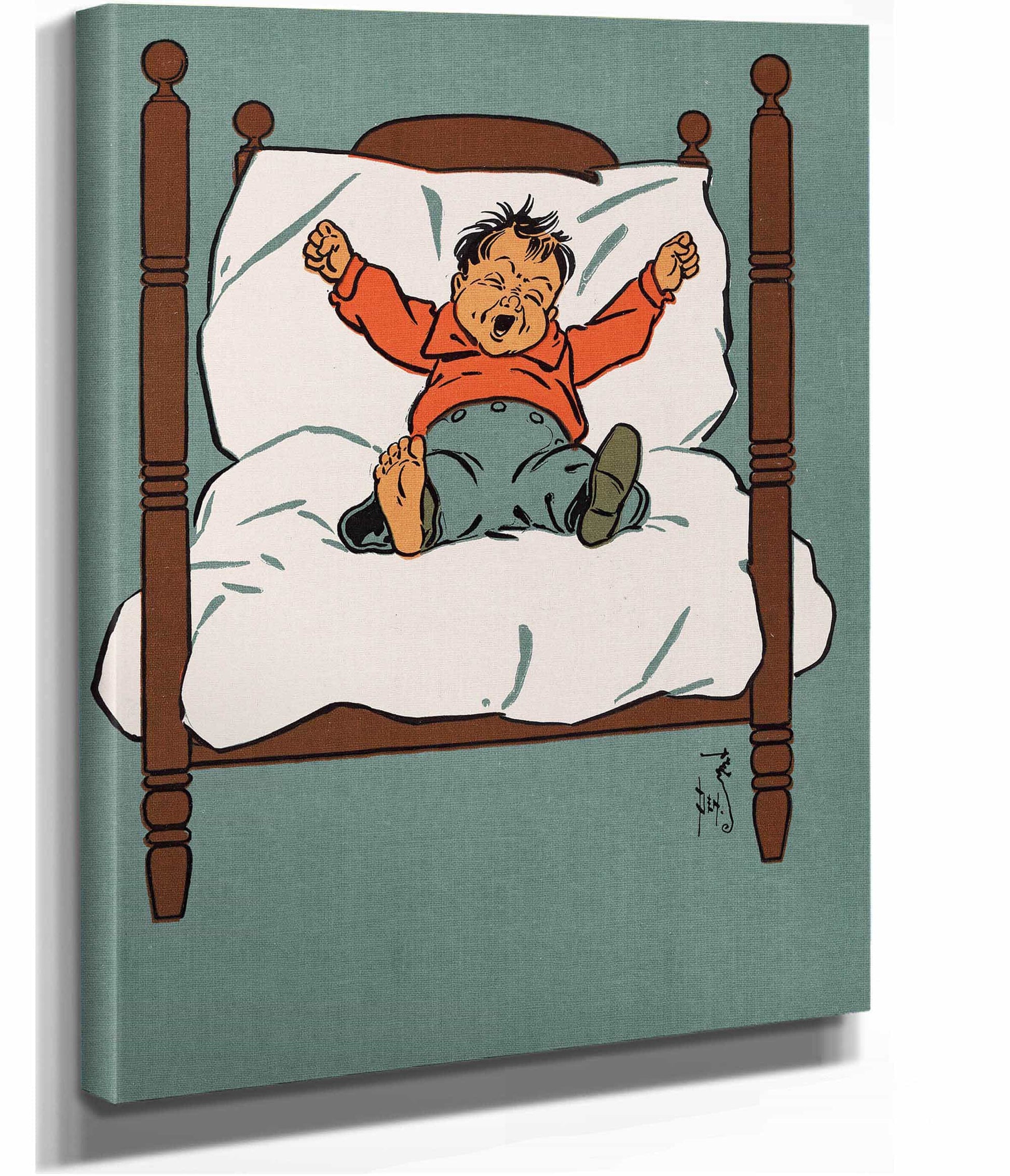 Denslows Mother Goose Pl by William Wallace Denslow Fine Art Print