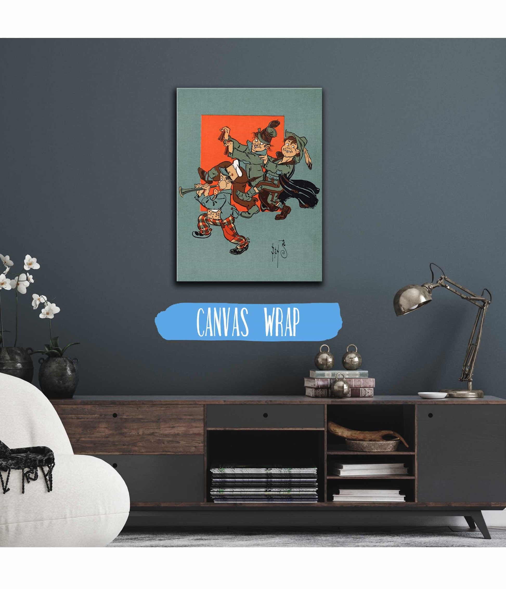 Denslows Mother Goose Pl by William Wallace Denslow Fine Art Print
