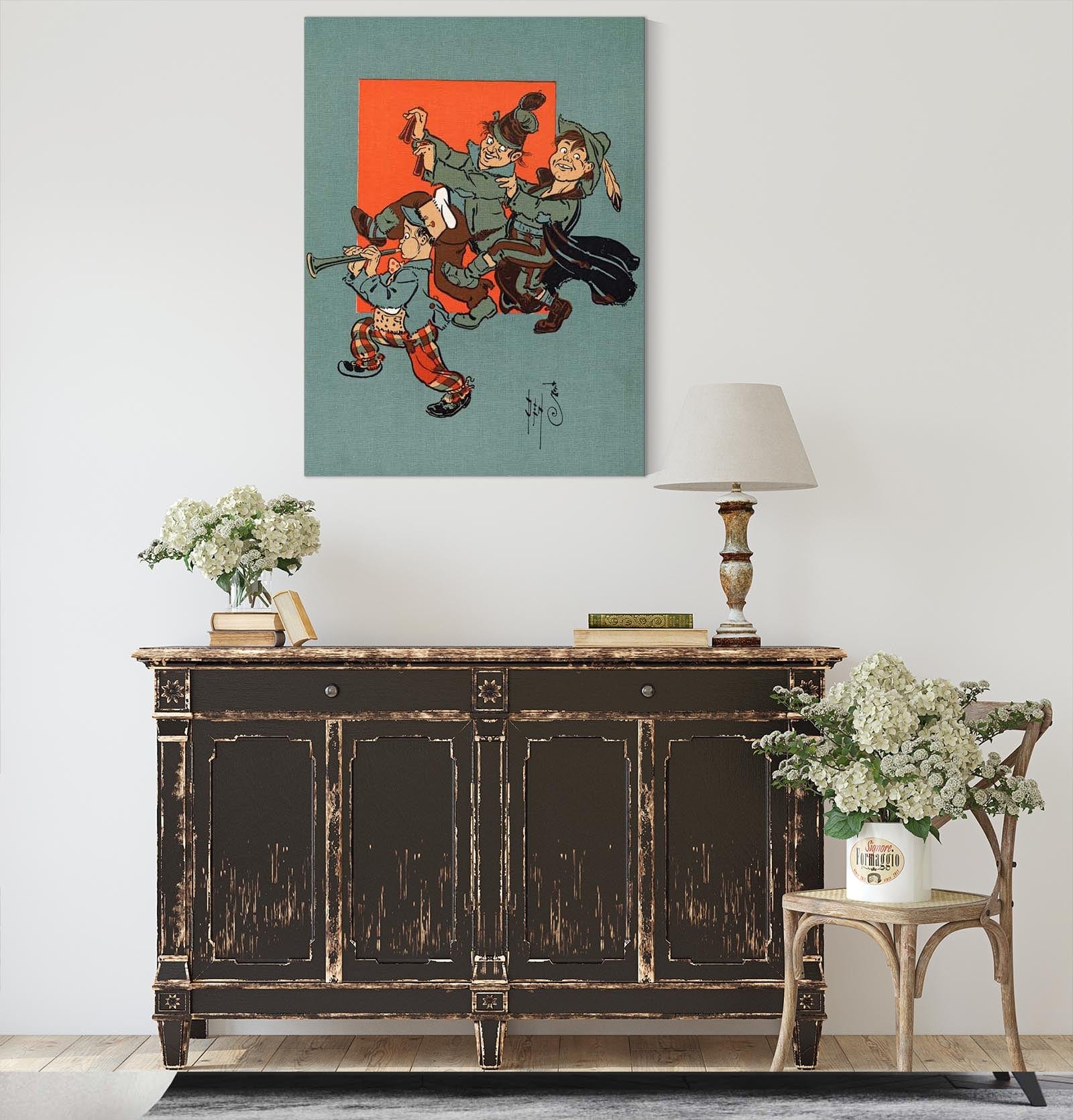 Denslows Mother Goose Pl by William Wallace Denslow Fine Art Print