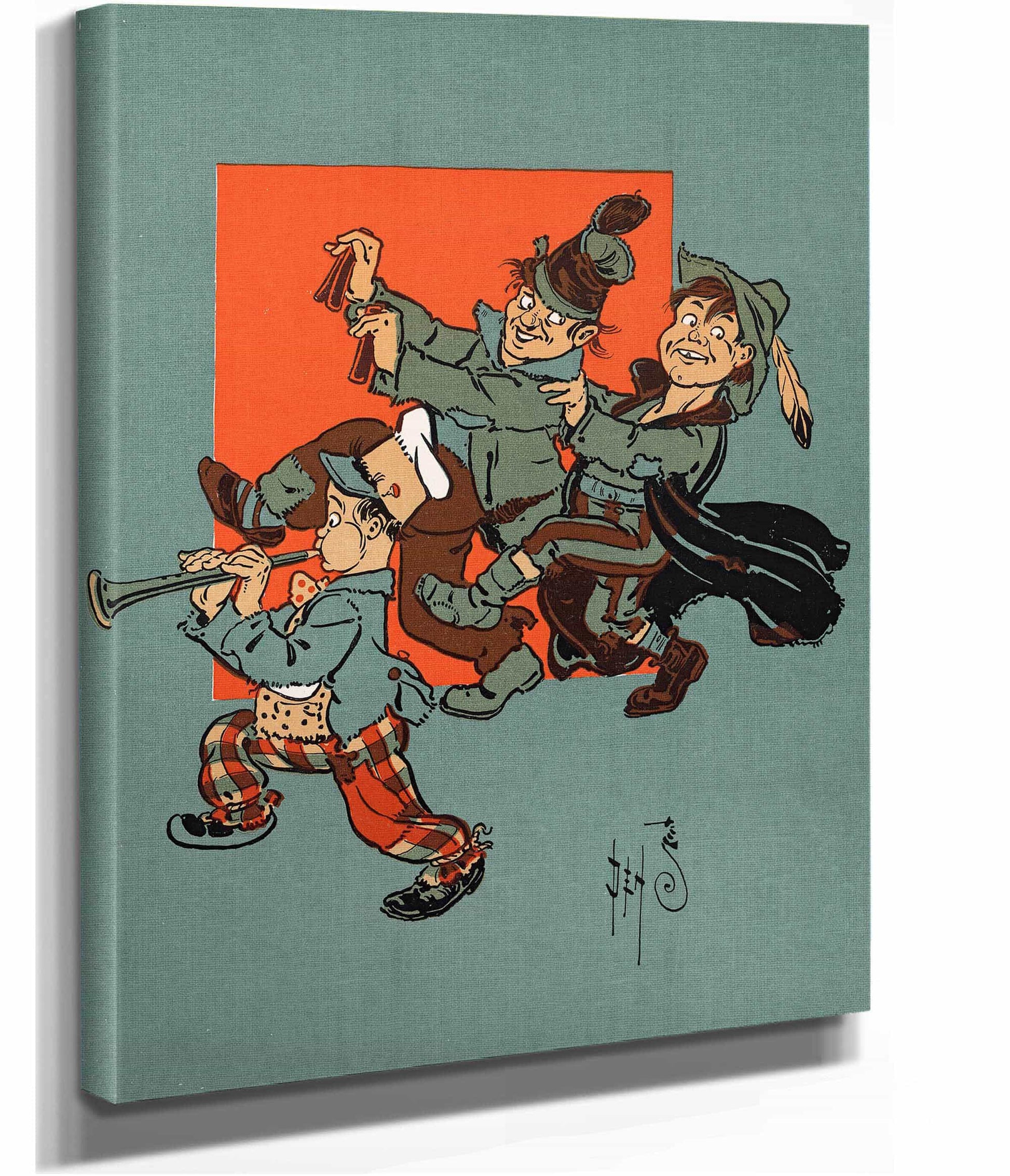 Denslows Mother Goose Pl by William Wallace Denslow Fine Art Print