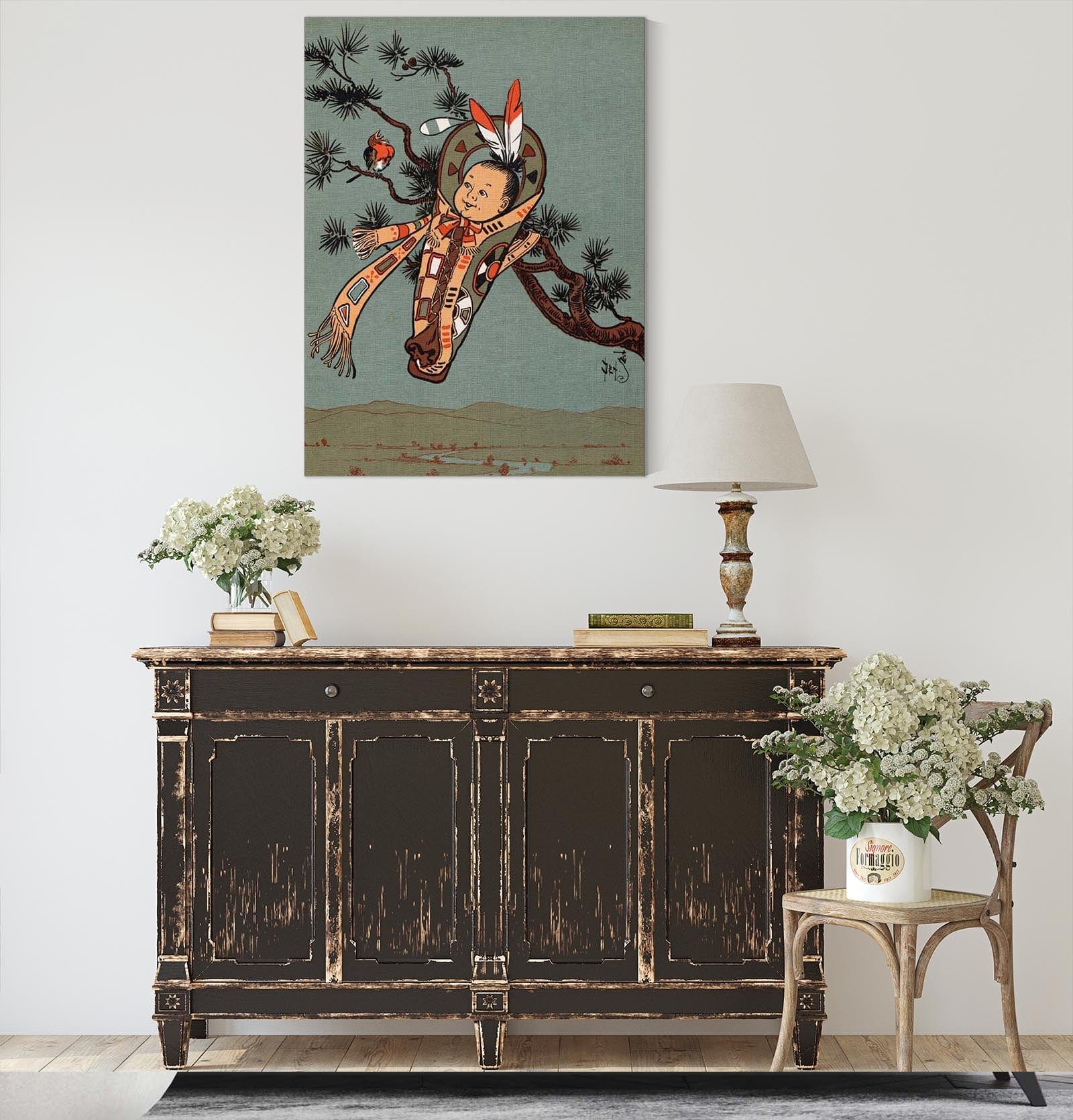Denslows Mother Goose Pl by William Wallace Denslow Fine Art Print