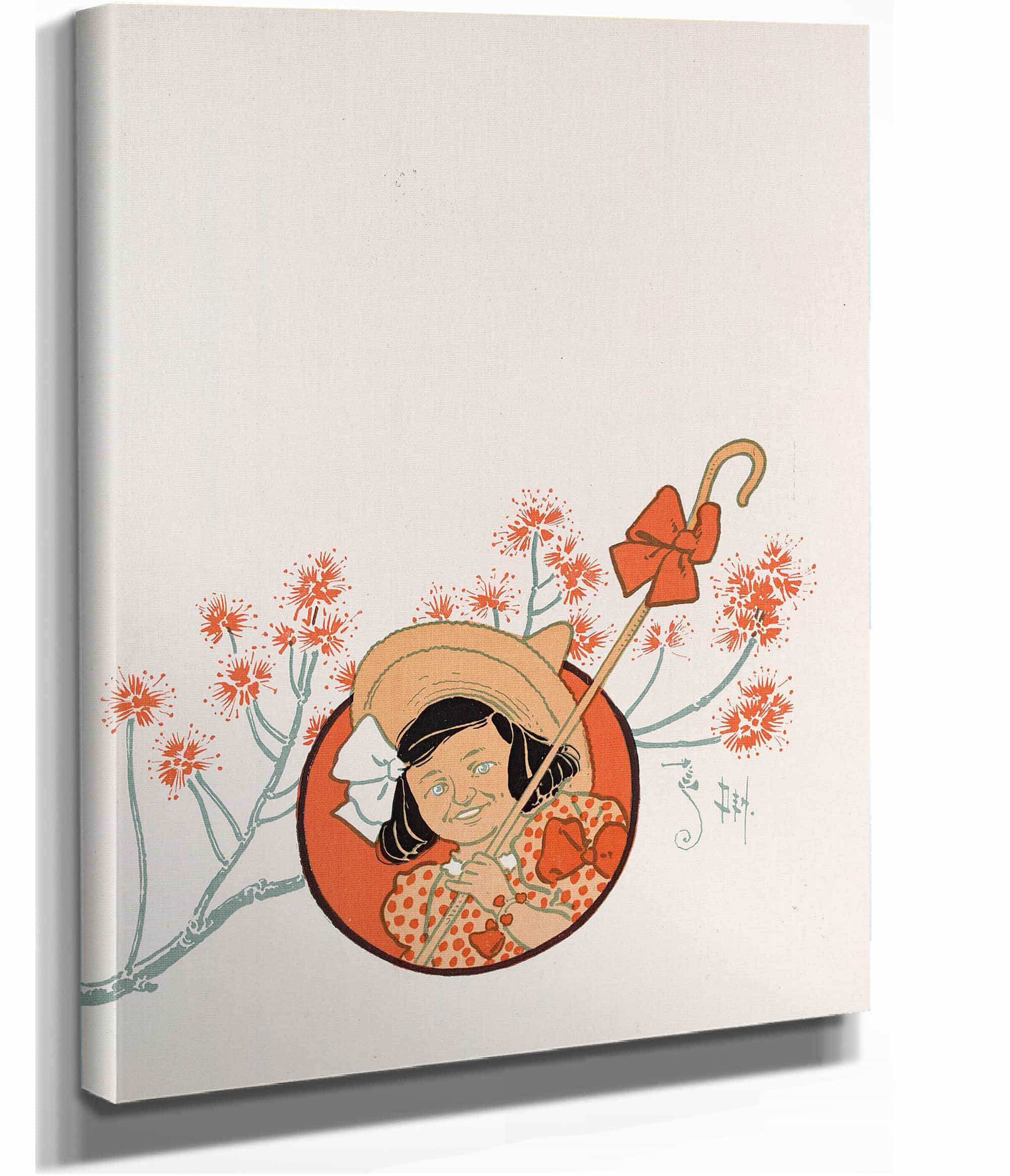 Denslows Mother Goose Pl by William Wallace Denslow Fine Art Print