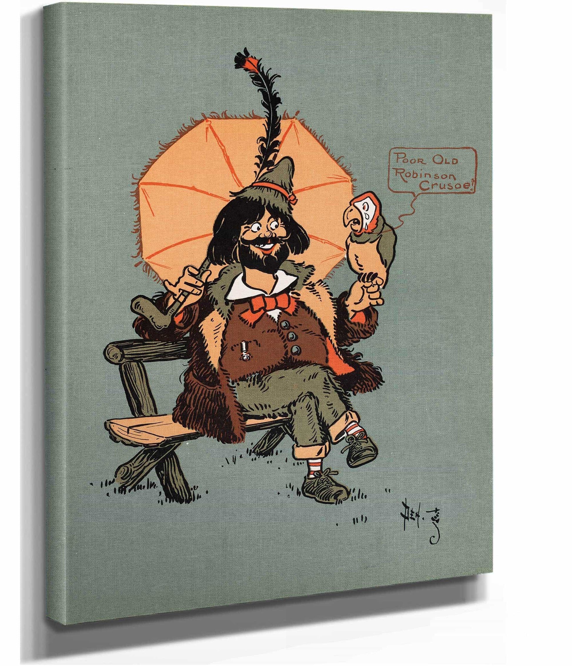 Denslows Mother Goose Pl by William Wallace Denslow Fine Art Print