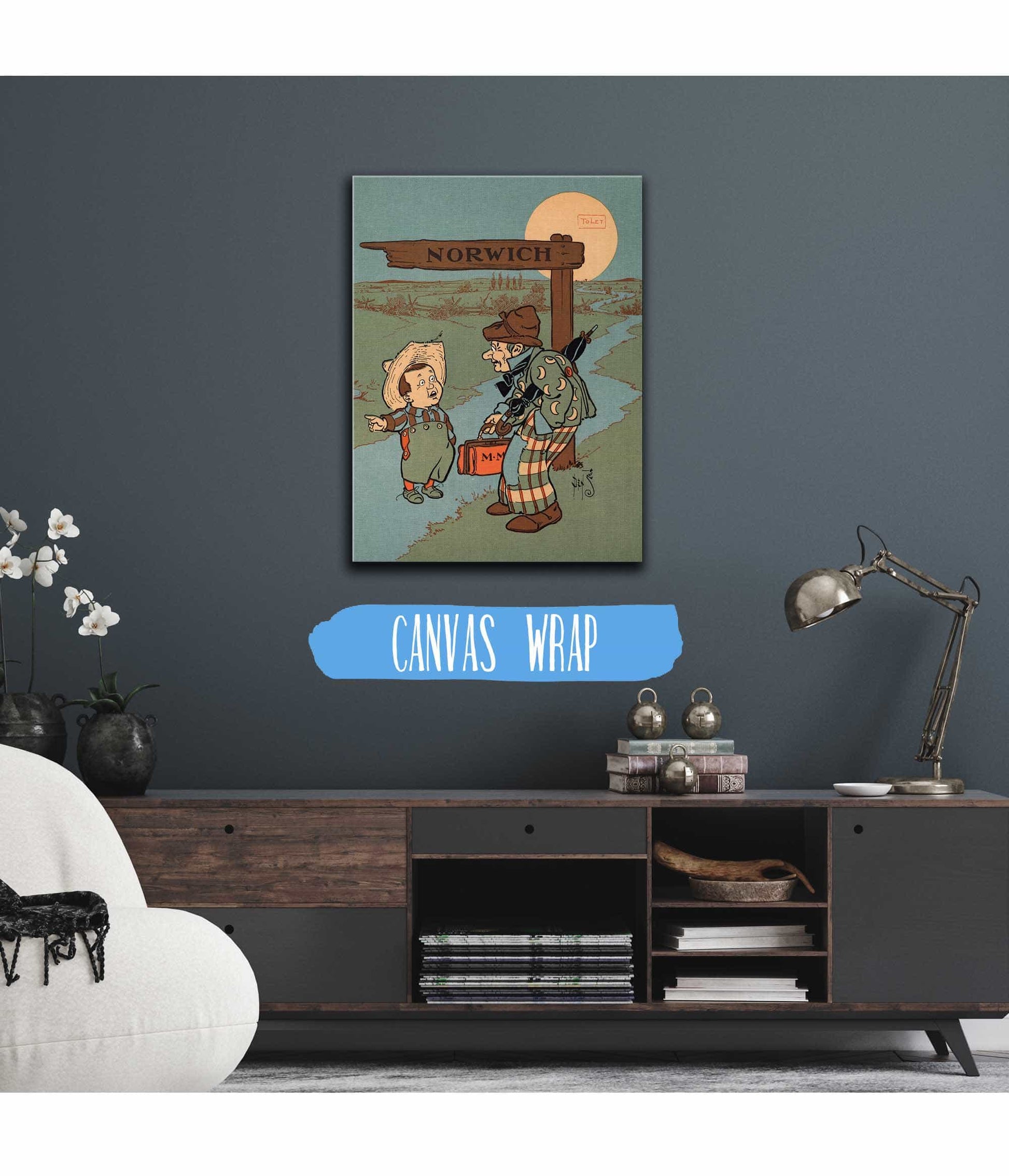 Denslows Mother Goose Pl by William Wallace Denslow Fine Art Print