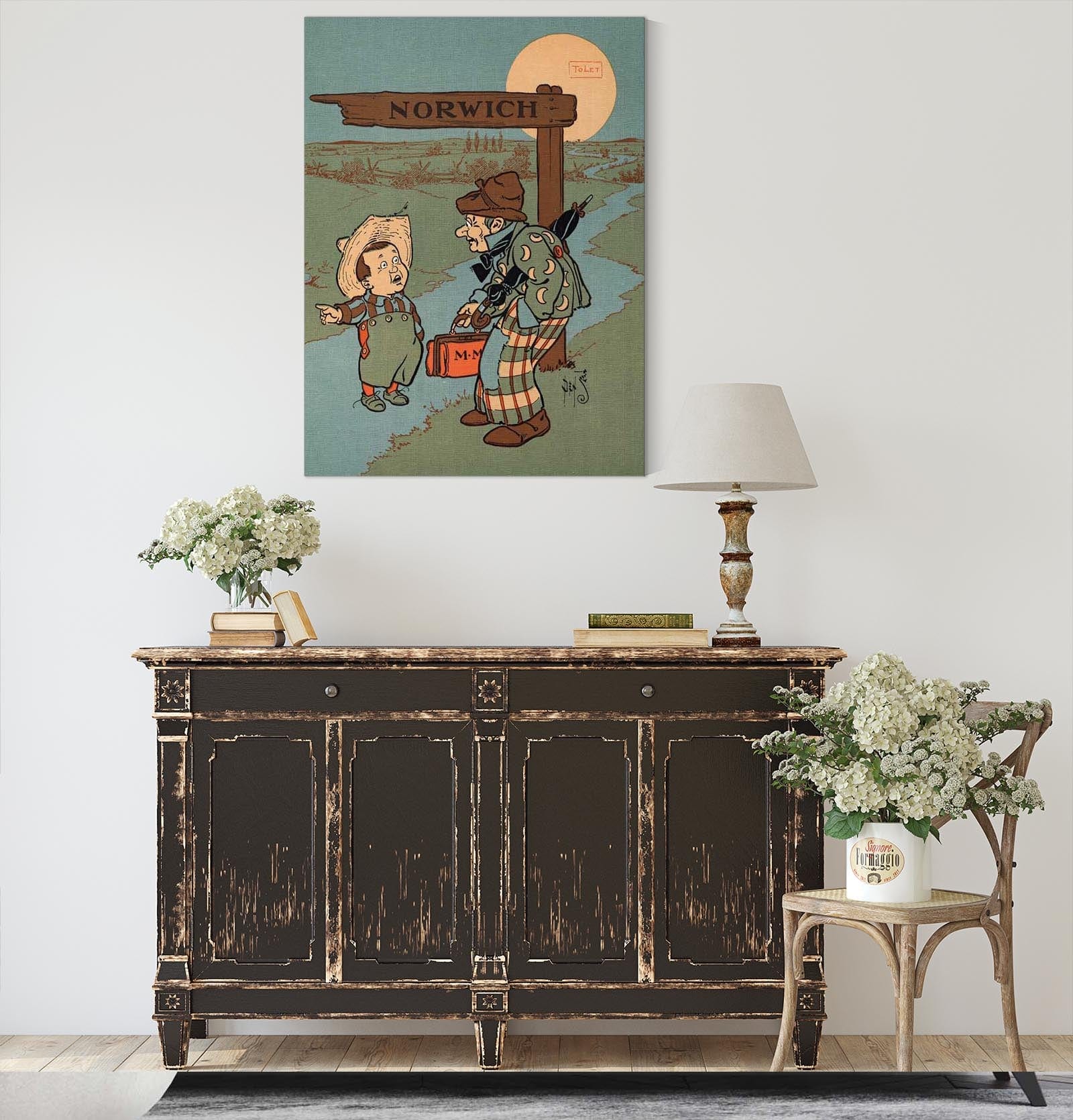 Denslows Mother Goose Pl by William Wallace Denslow Fine Art Print