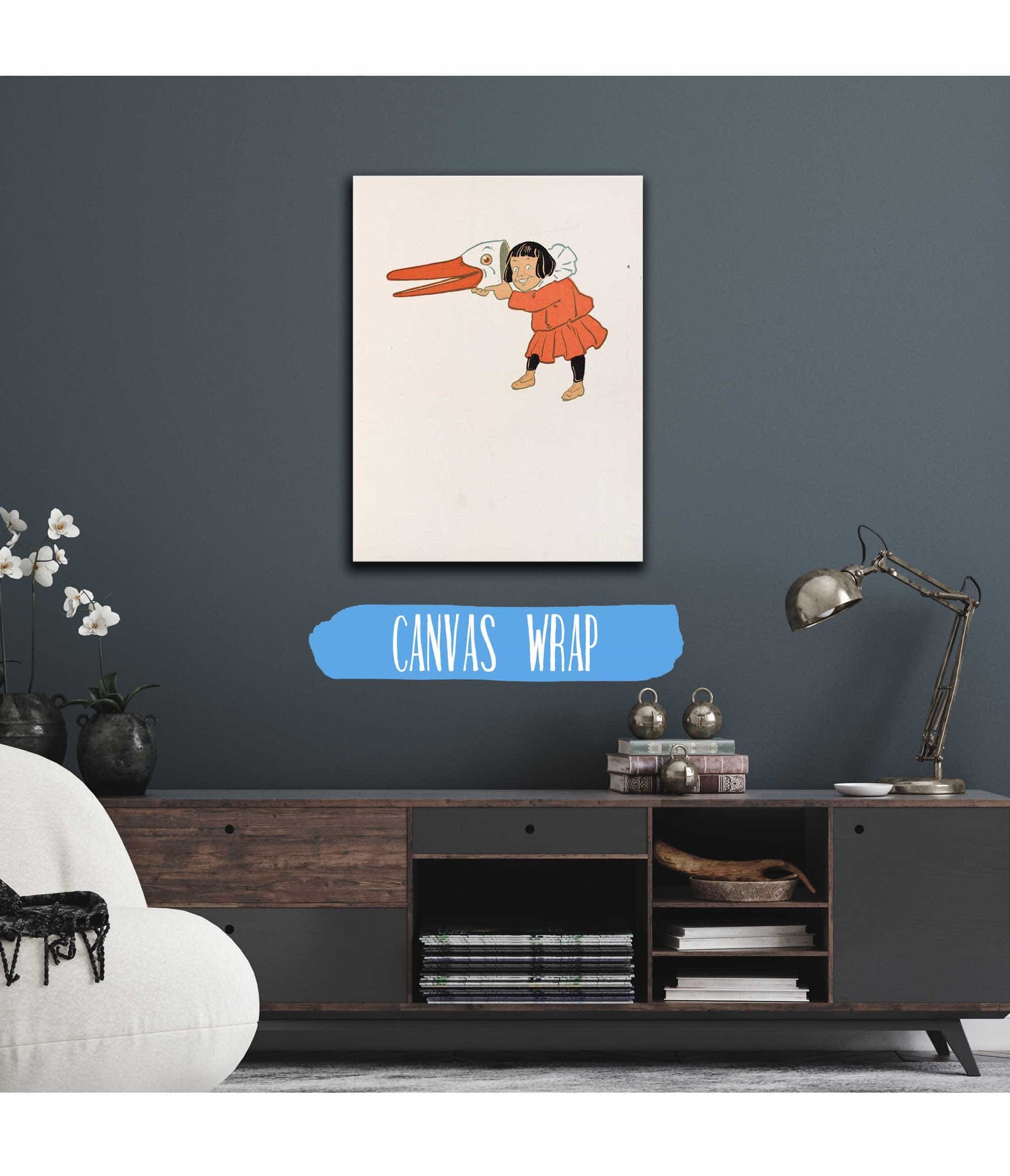 Denslows Mother Goose Pl by William Wallace Denslow Fine Art Print