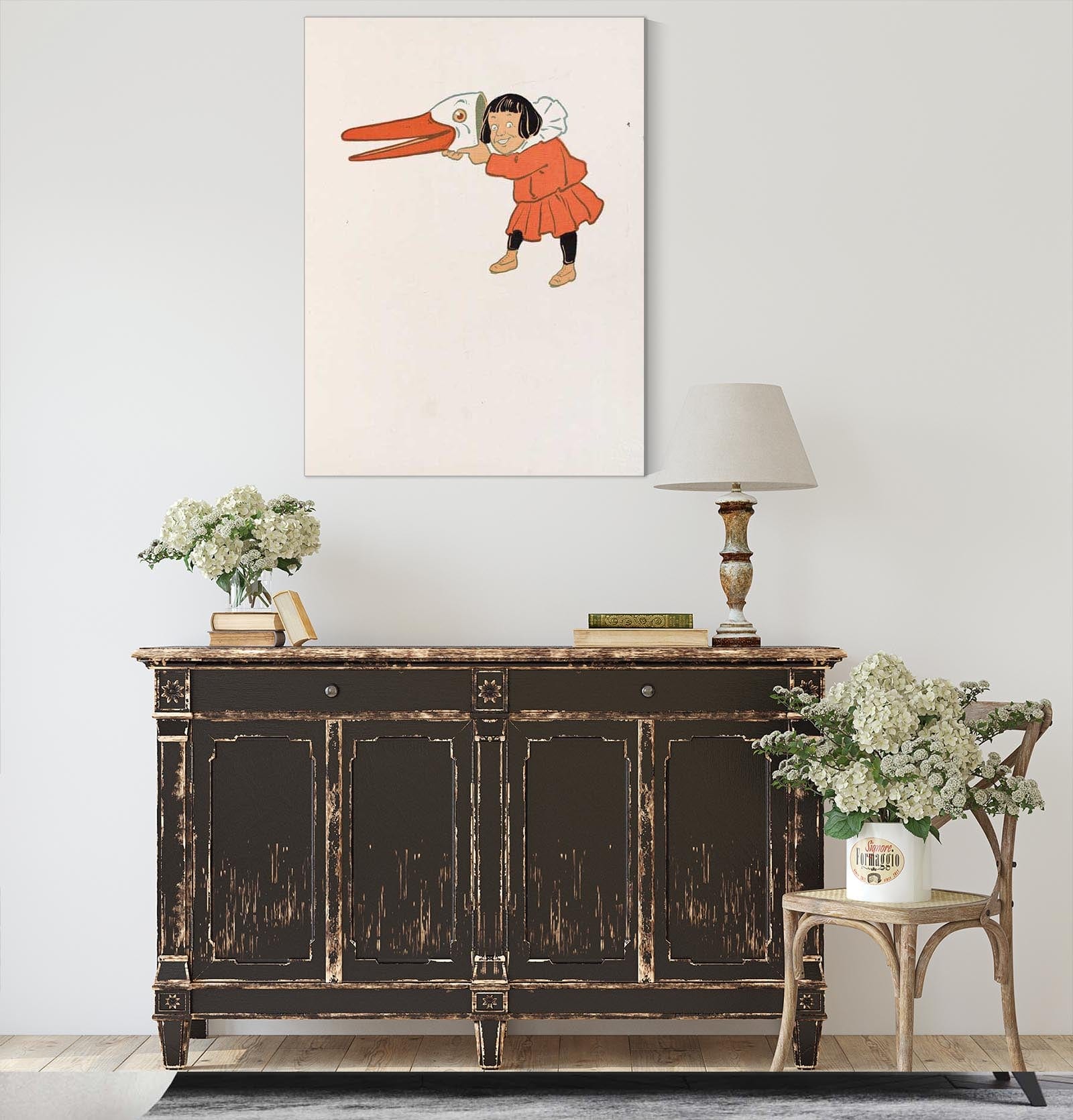 Denslows Mother Goose Pl by William Wallace Denslow Fine Art Print