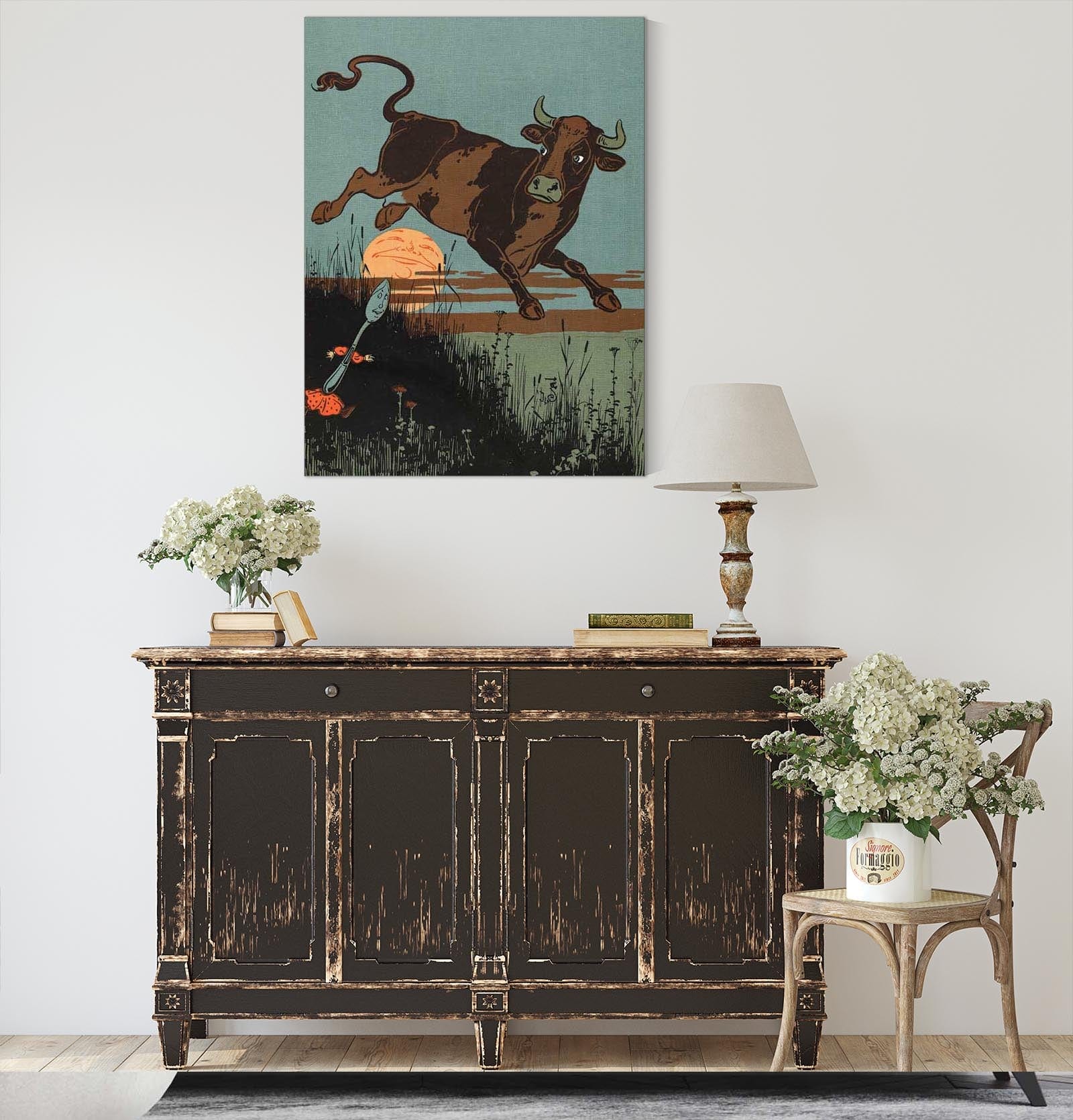 Denslows Mother Goose Pl by William Wallace Denslow Fine Art Print