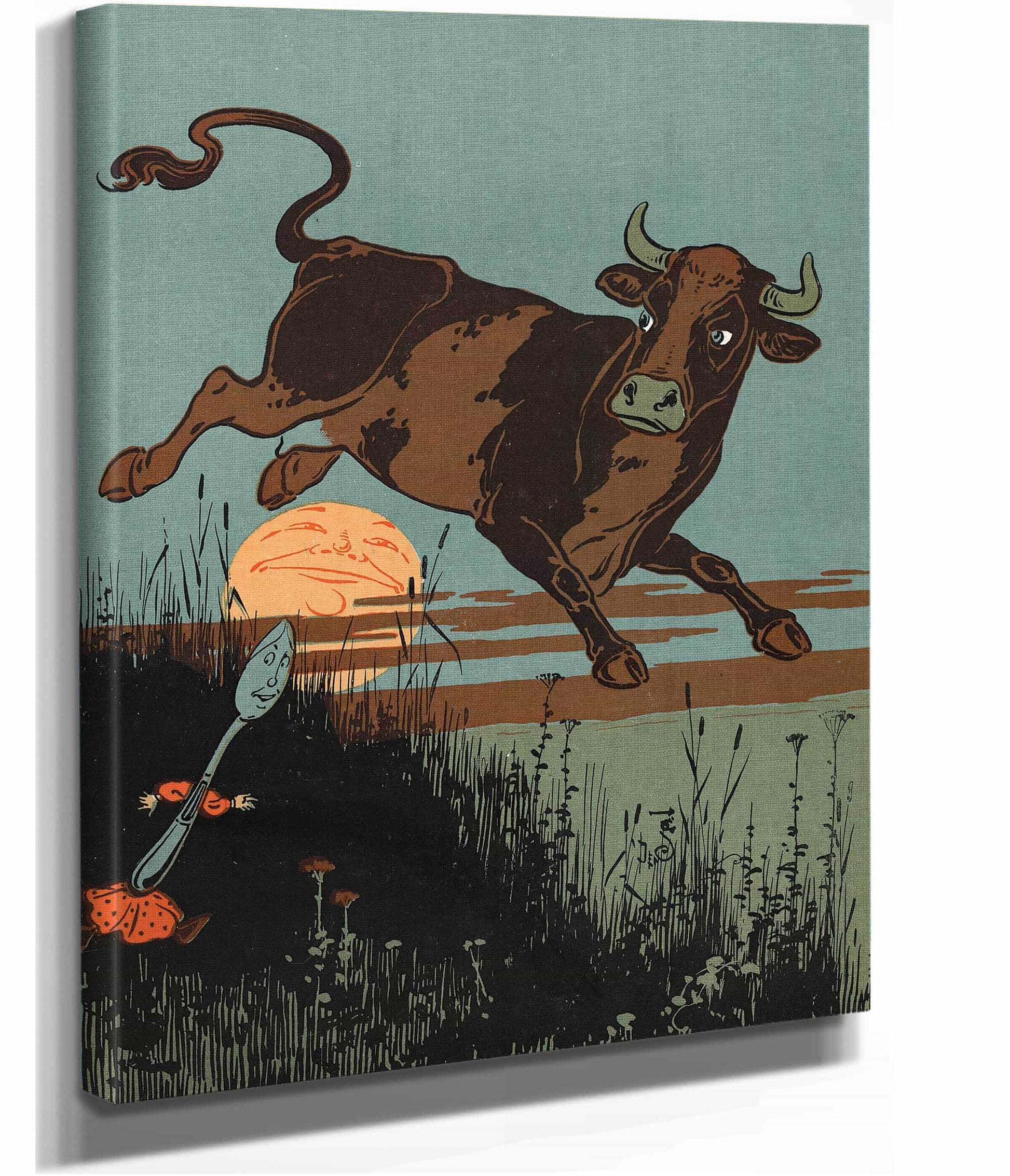 Denslows Mother Goose Pl by William Wallace Denslow Fine Art Print