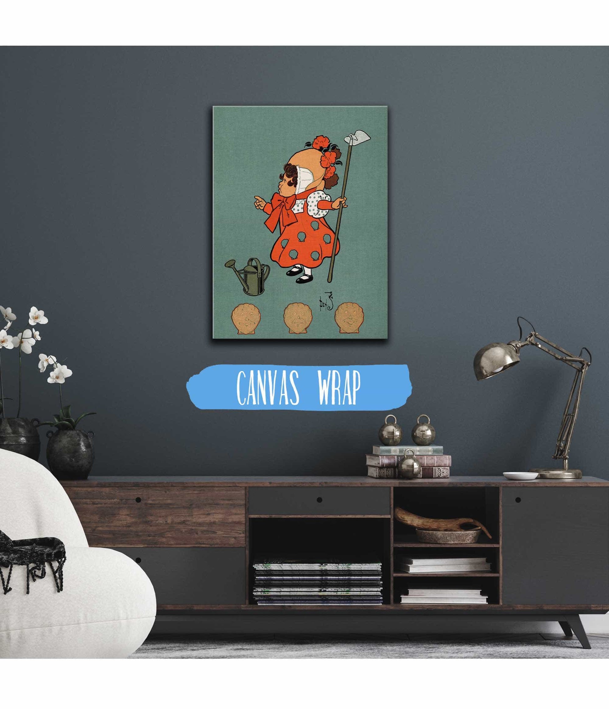 Denslows Mother Goose Pl by William Wallace Denslow Fine Art Print