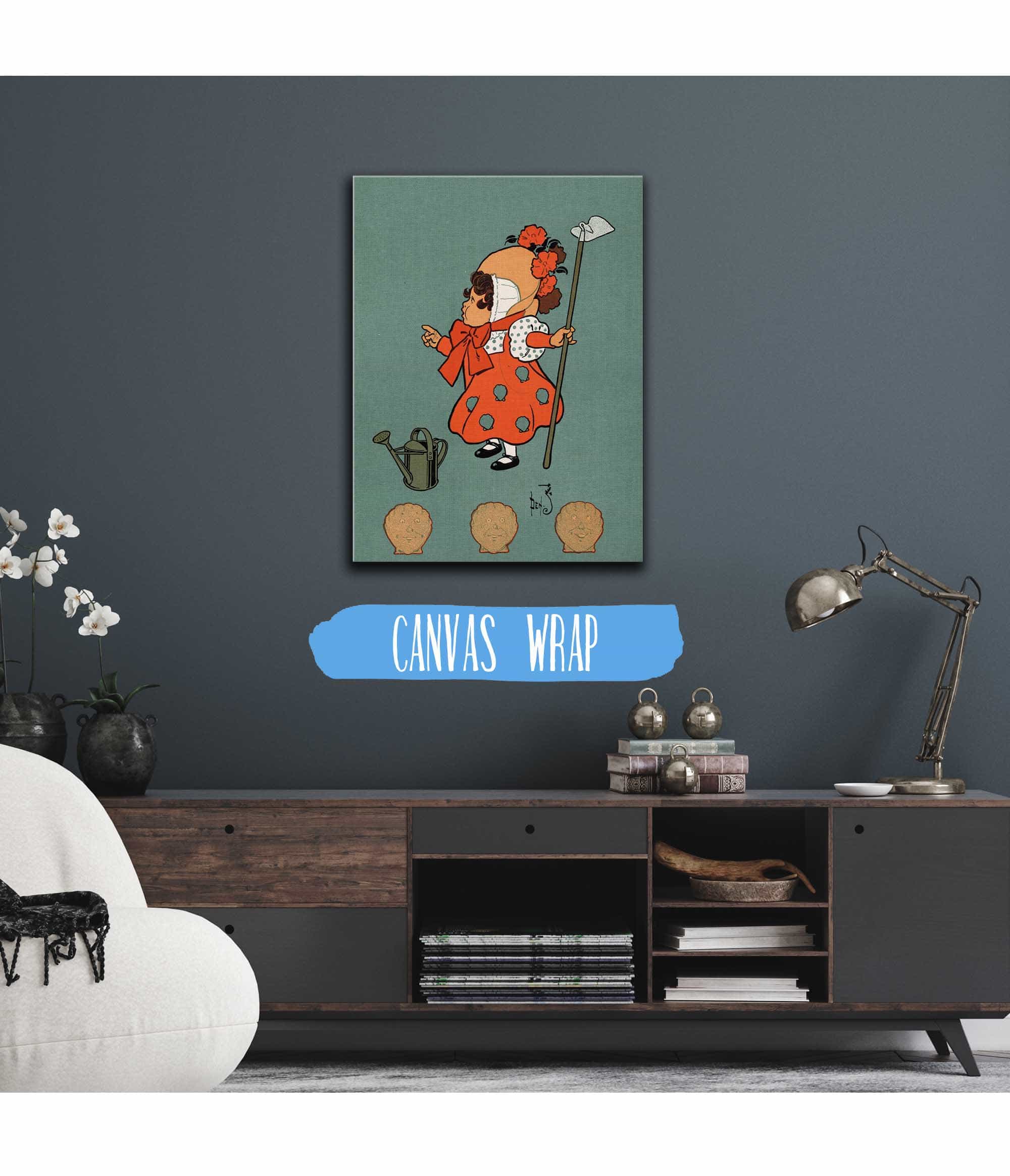Denslows Mother Goose Pl by William Wallace Denslow Fine Art Print