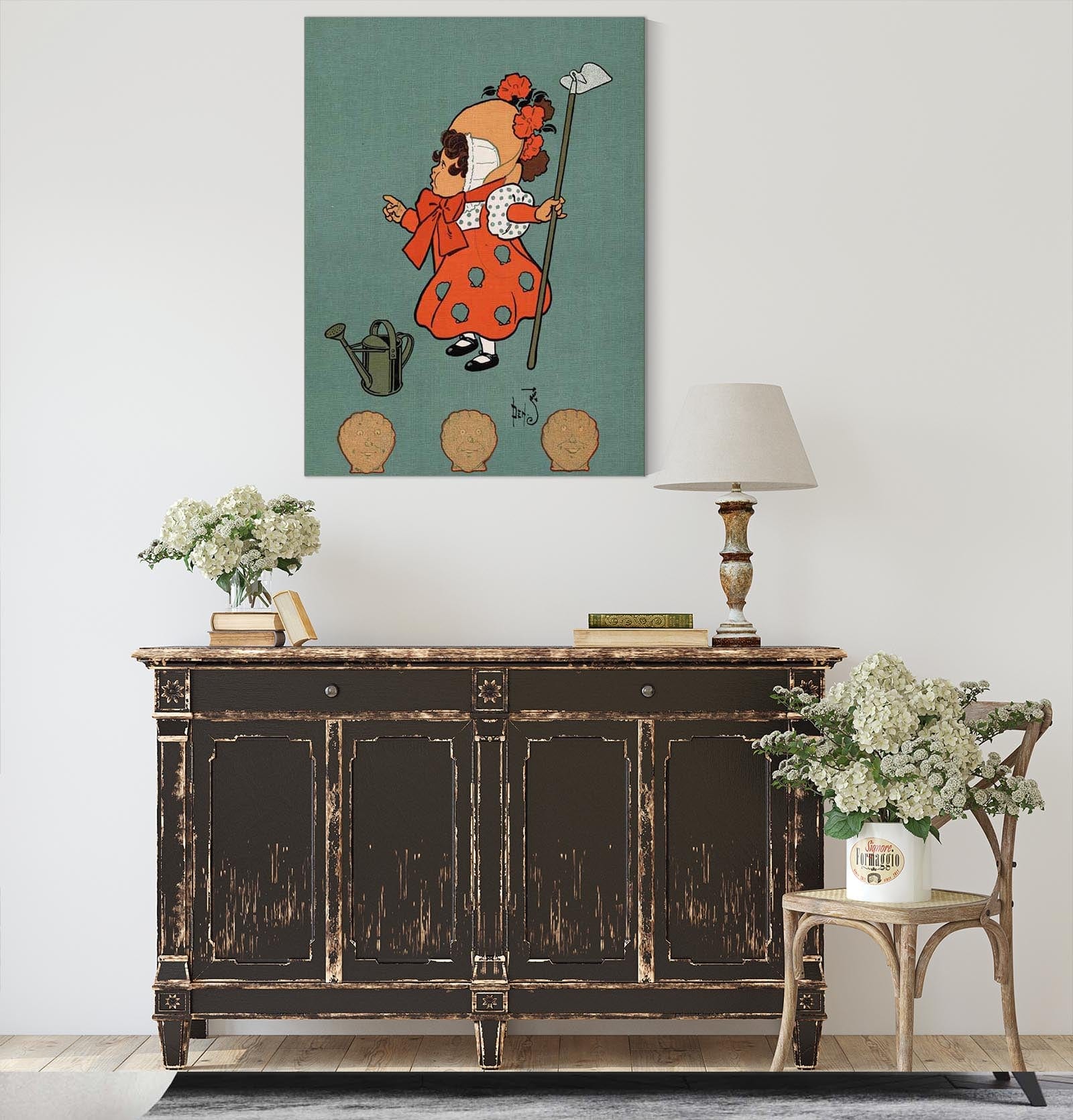 Denslows Mother Goose Pl by William Wallace Denslow Fine Art Print