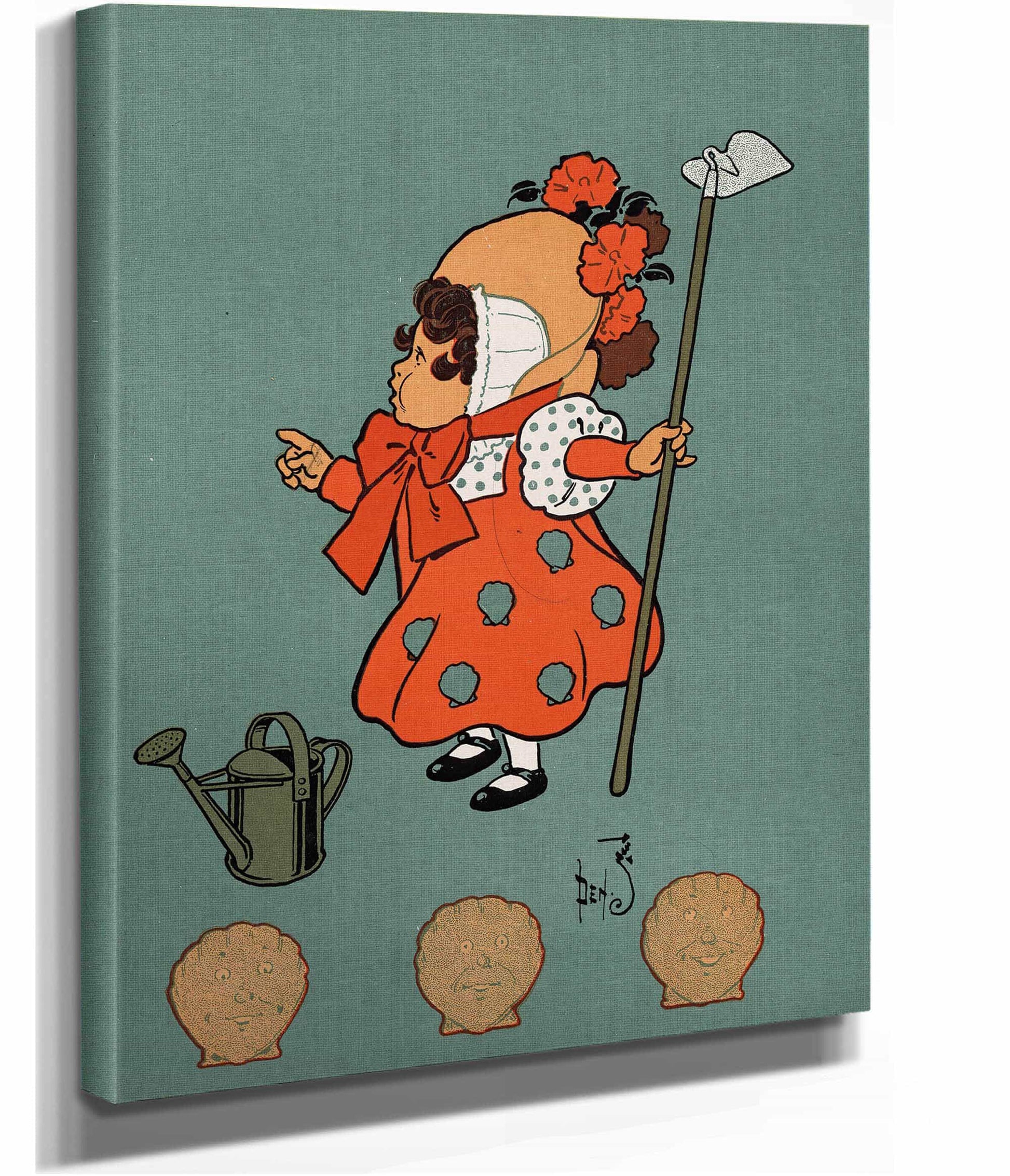 Denslows Mother Goose Pl by William Wallace Denslow Fine Art Print