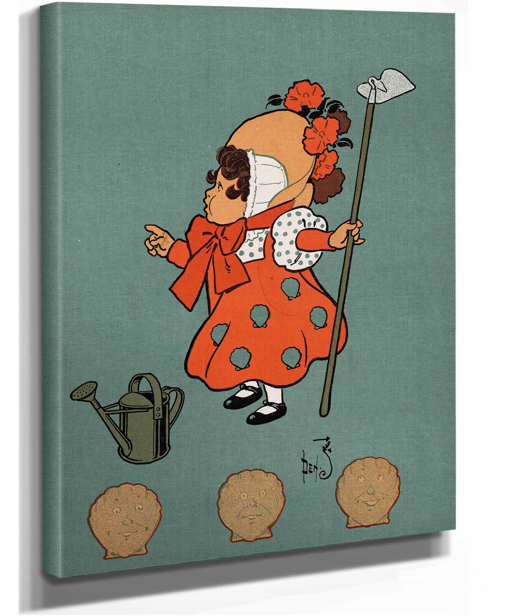 Denslows Mother Goose Pl by William Wallace Denslow Fine Art Print