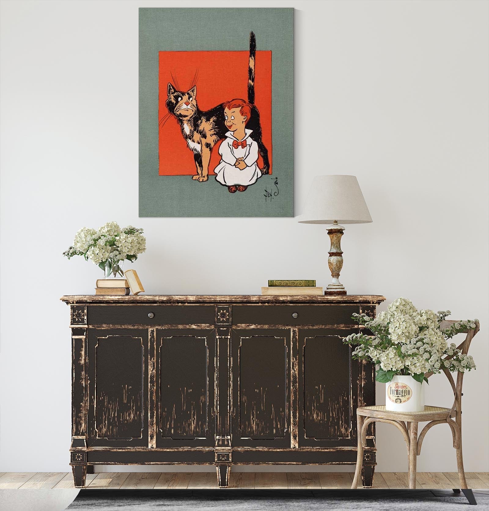 Denslows Mother Goose Pl by William Wallace Denslow Fine Art Print