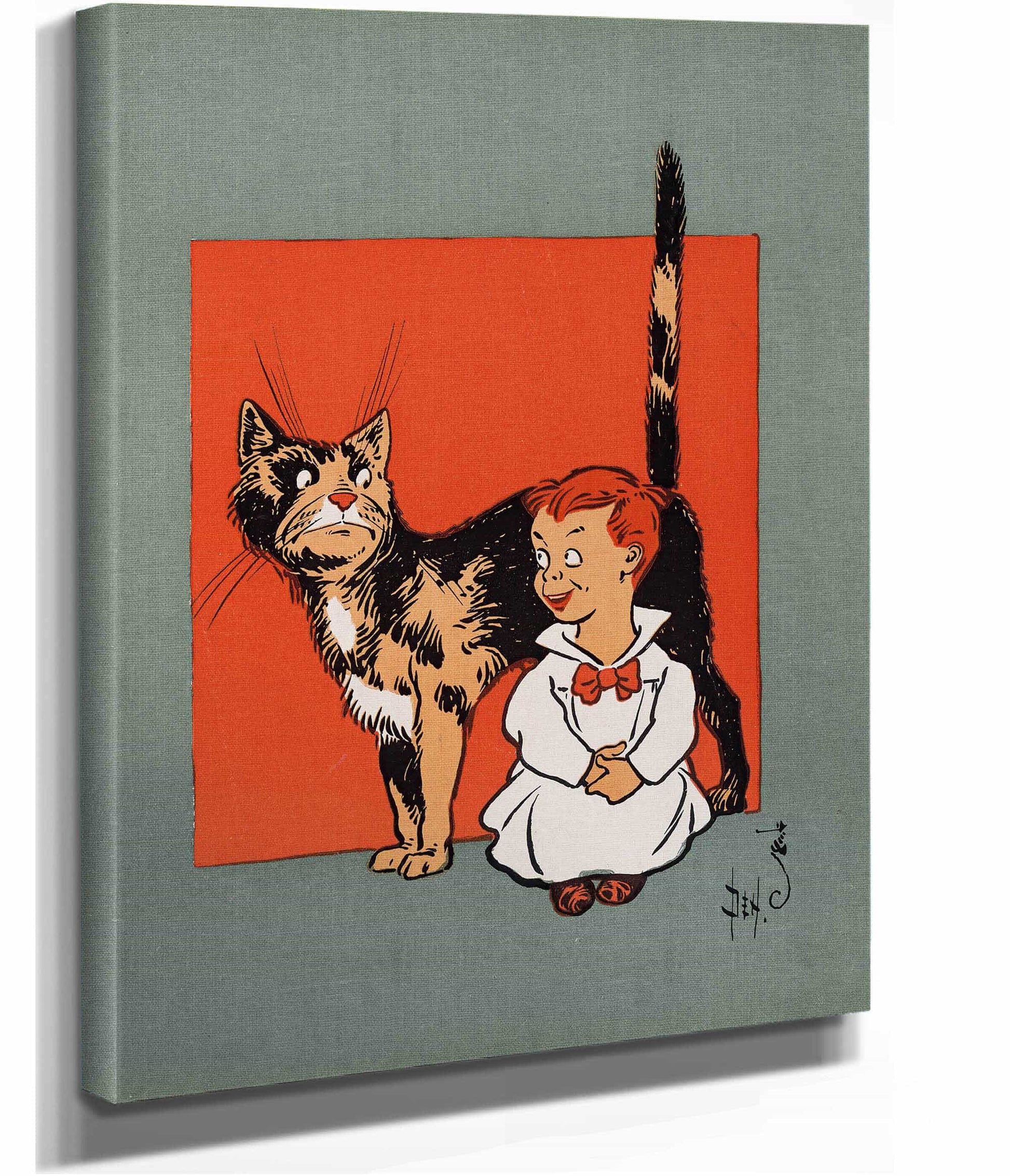 Denslows Mother Goose Pl by William Wallace Denslow Fine Art Print