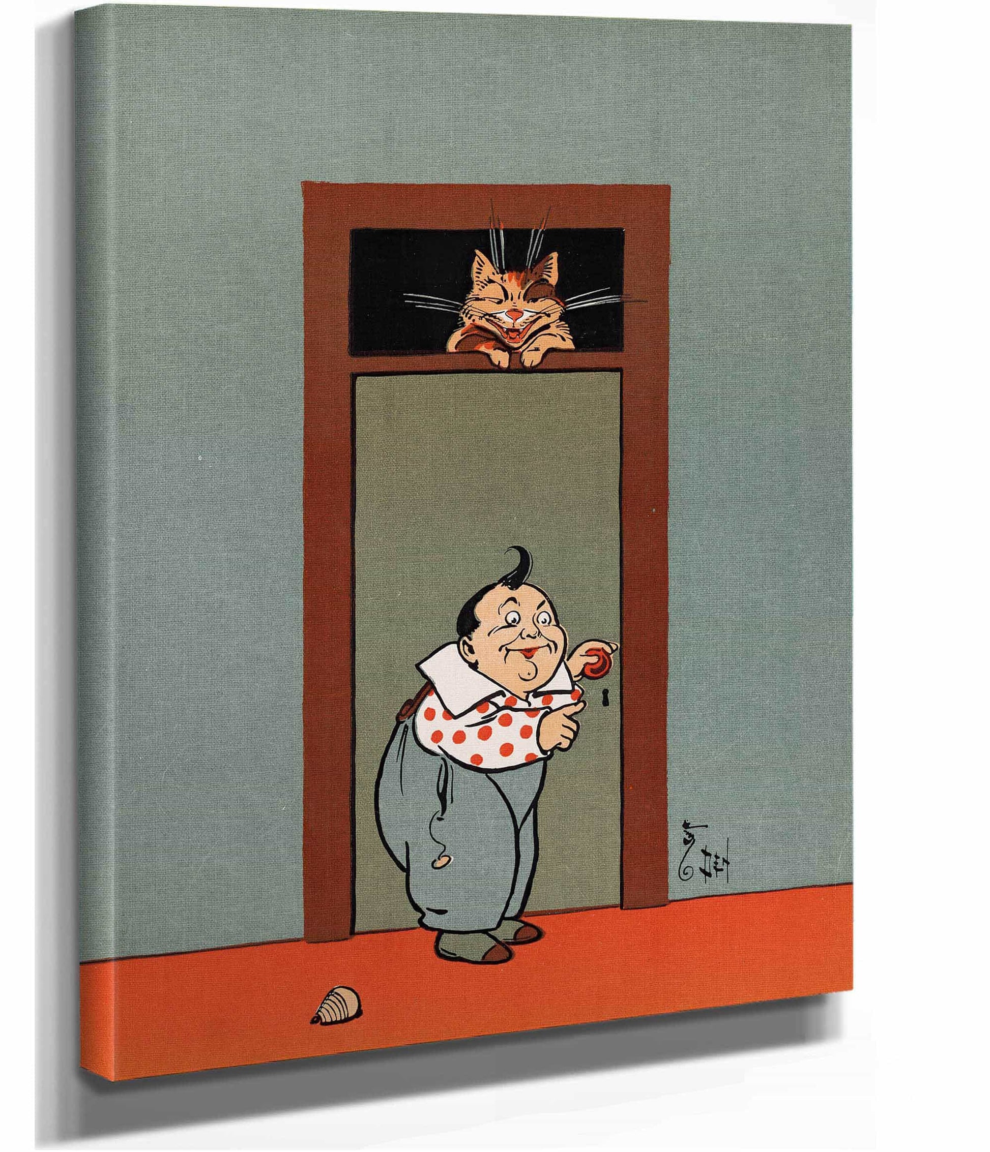 Denslows Mother Goose Pl by William Wallace Denslow Fine Art Print