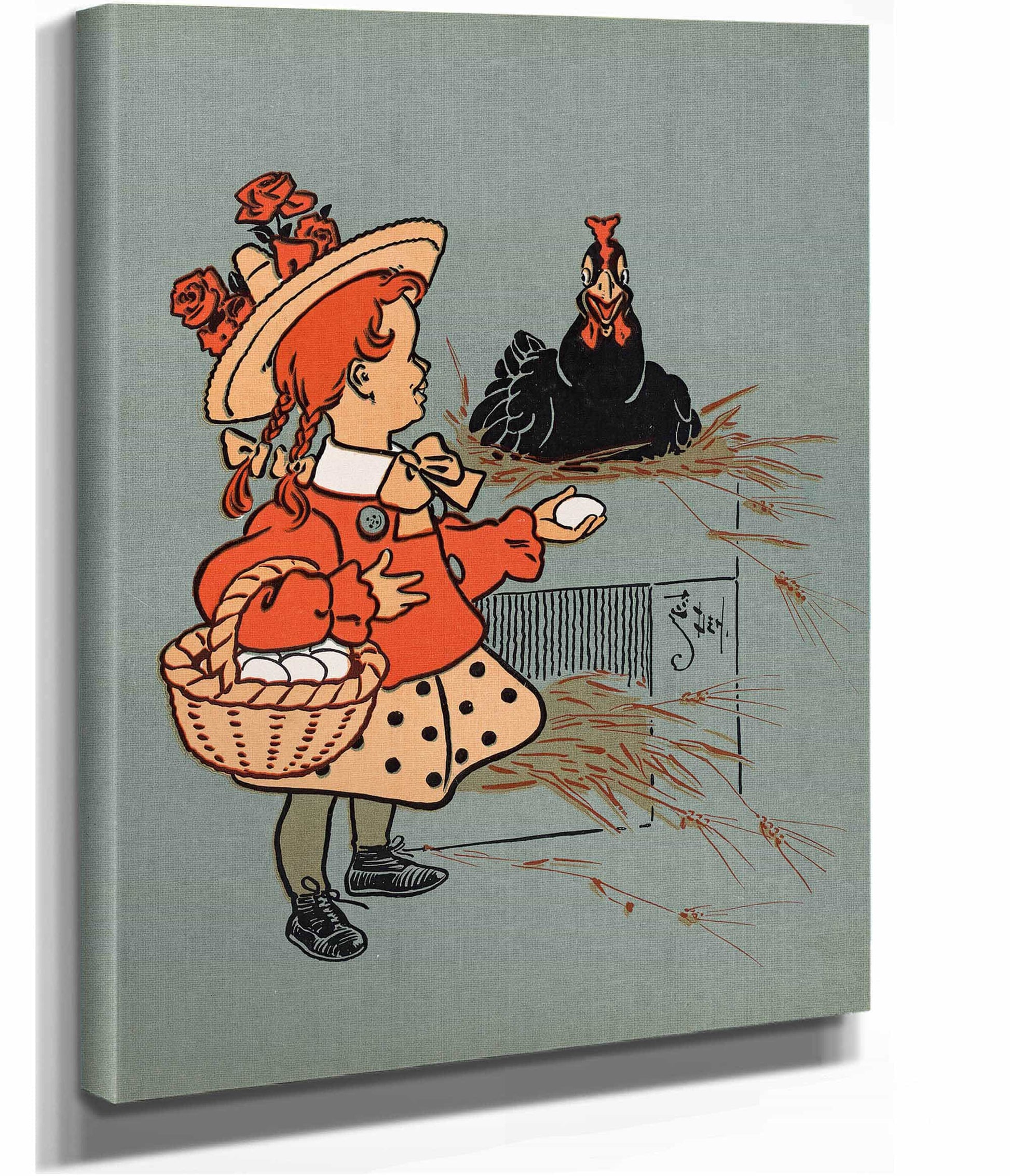 Denslows Mother Goose Pl by William Wallace Denslow Fine Art Print