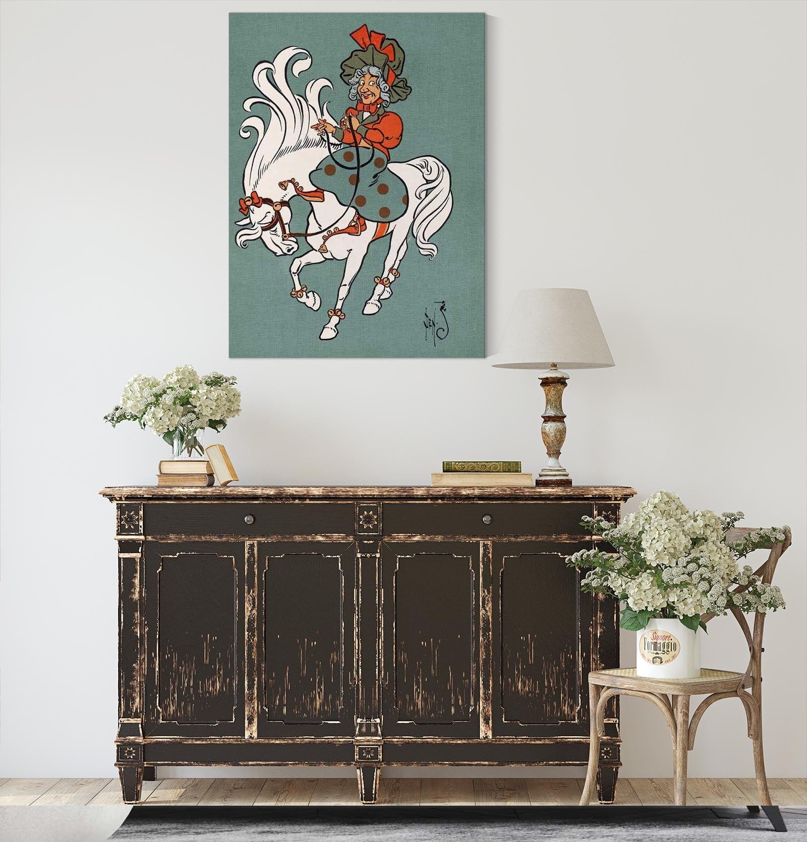 Denslows Mother Goose Pl by William Wallace Denslow Fine Art Print