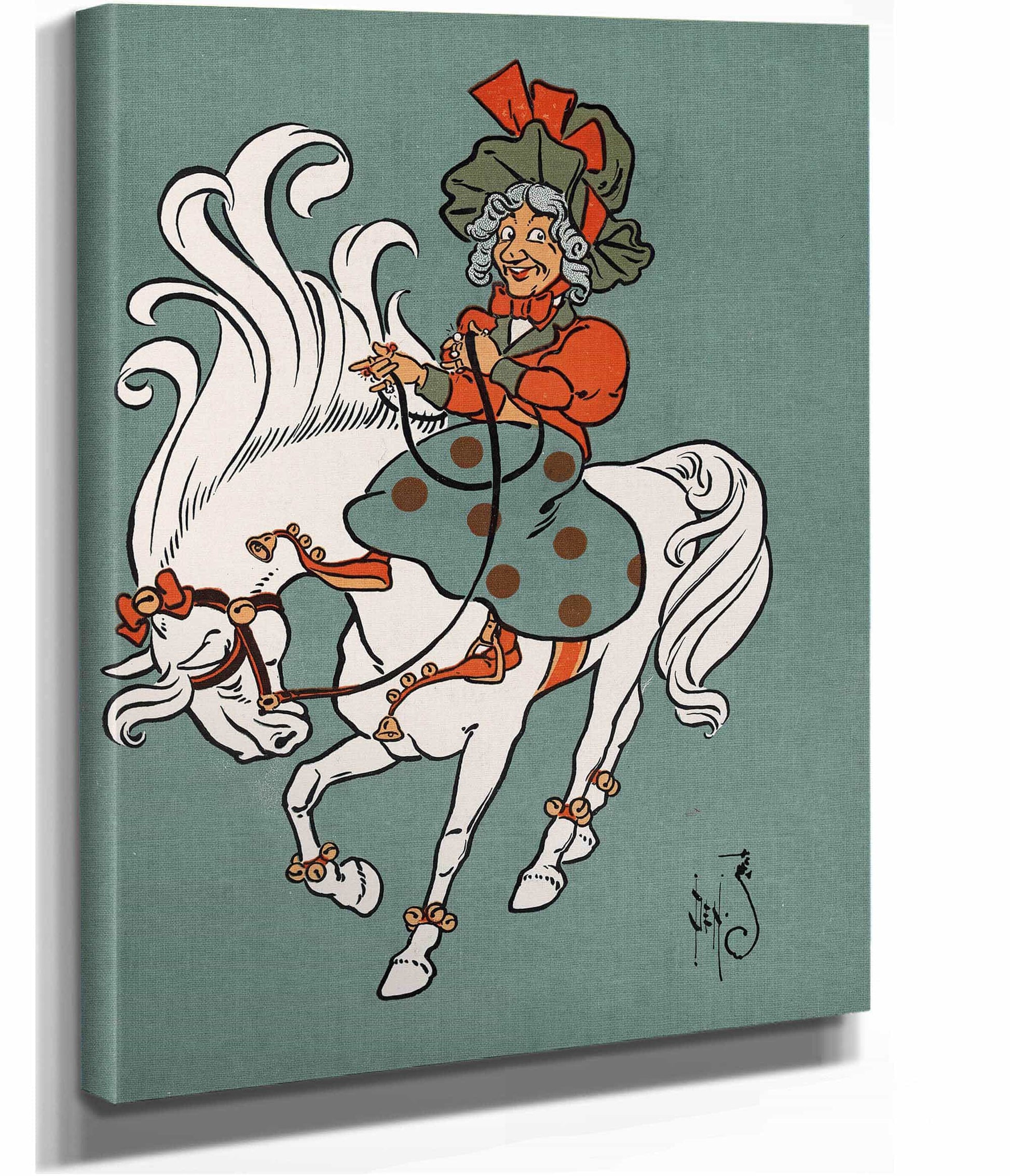 Denslows Mother Goose Pl by William Wallace Denslow Fine Art Print