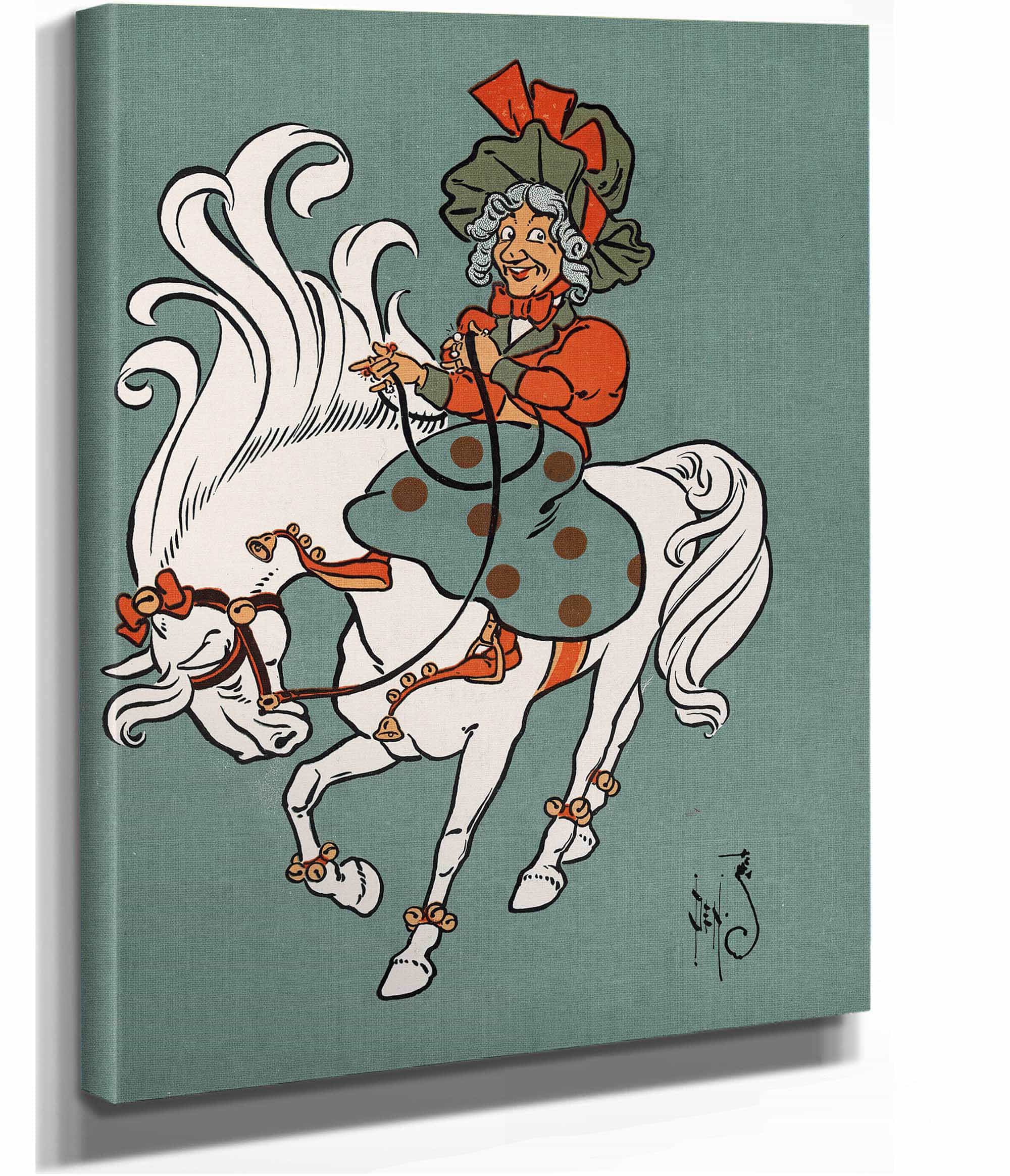 Denslows Mother Goose Pl by William Wallace Denslow Fine Art Print