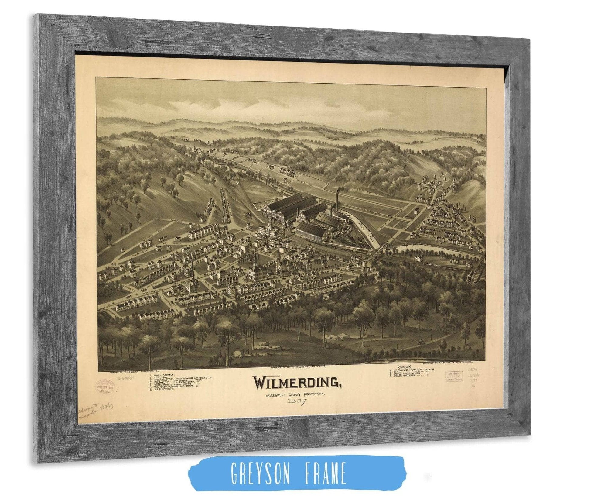 Wilmerding Allegheny County Pennsylvania 1897 State of Pennsylvania