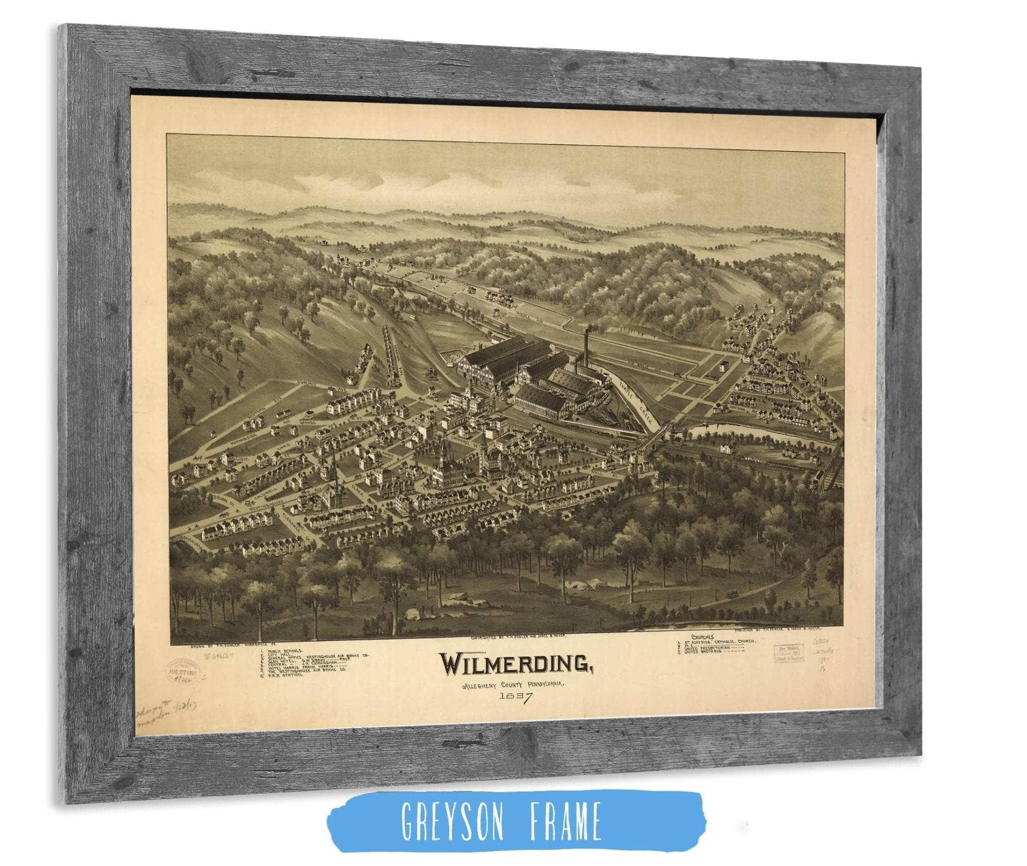 Wilmerding Allegheny County Pennsylvania 1897 State of Pennsylvania